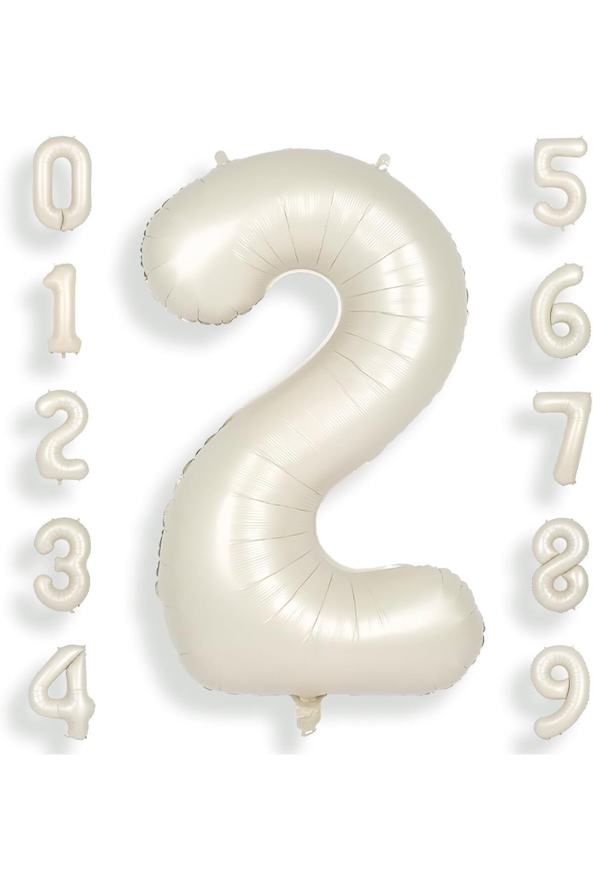 UVERTE 2 Yaş Gold Altın Renkli Folyo Balon 34 inç 80 cm