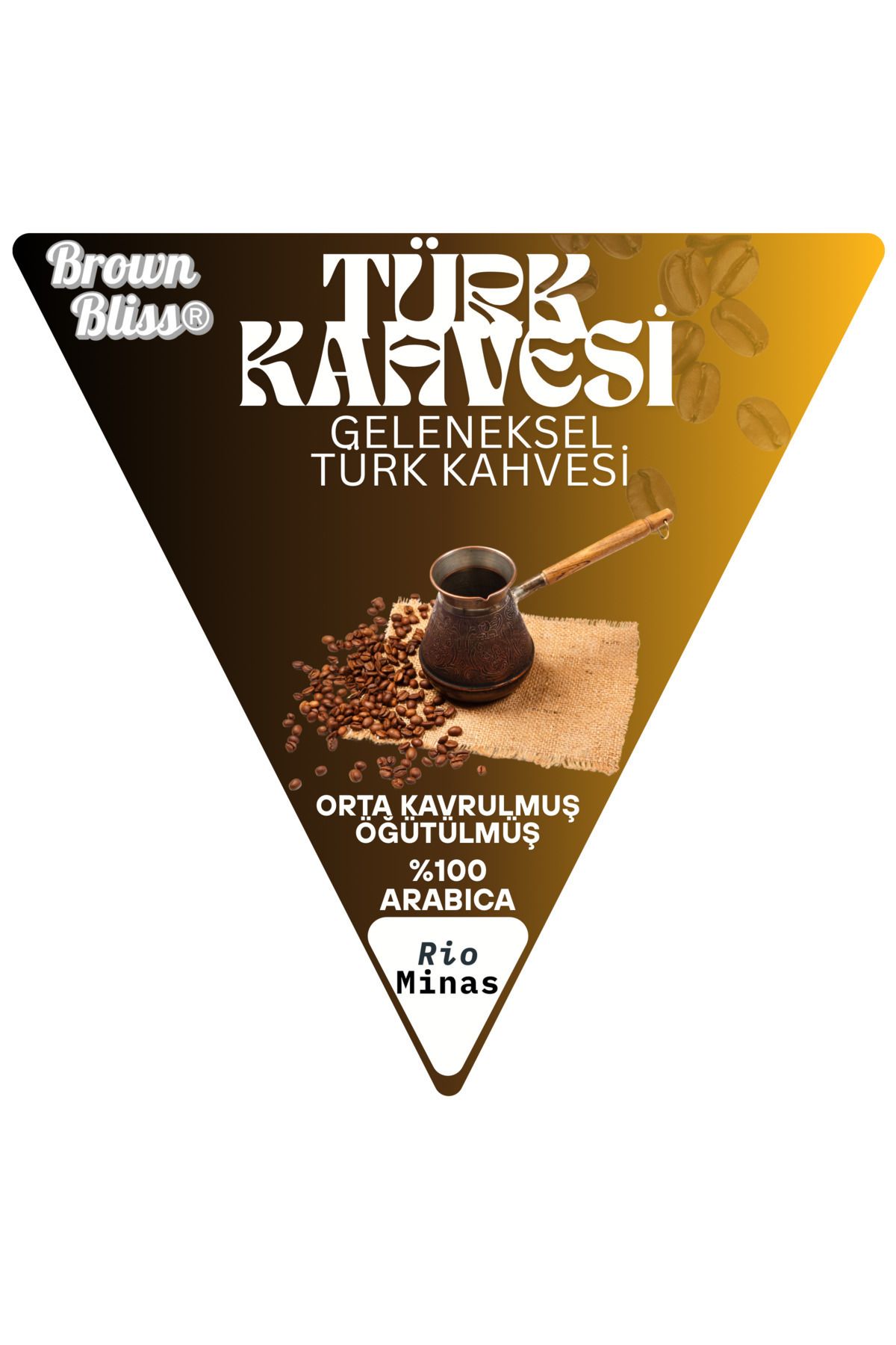 BrownBliss Türk Kahvesi 500gr Rio Minas