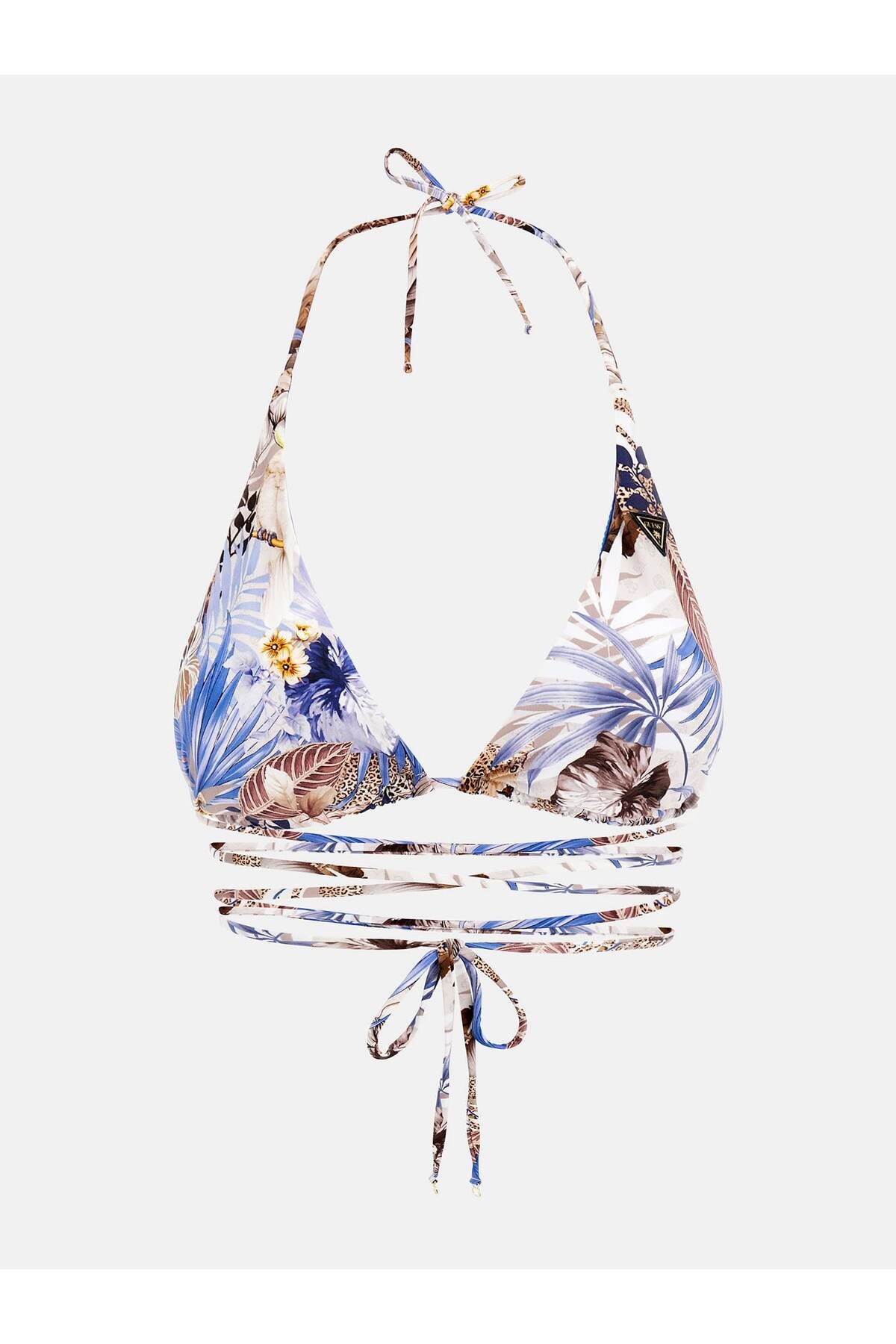 Guess-Top de bikini triunghiular pentru femei detașabil 5