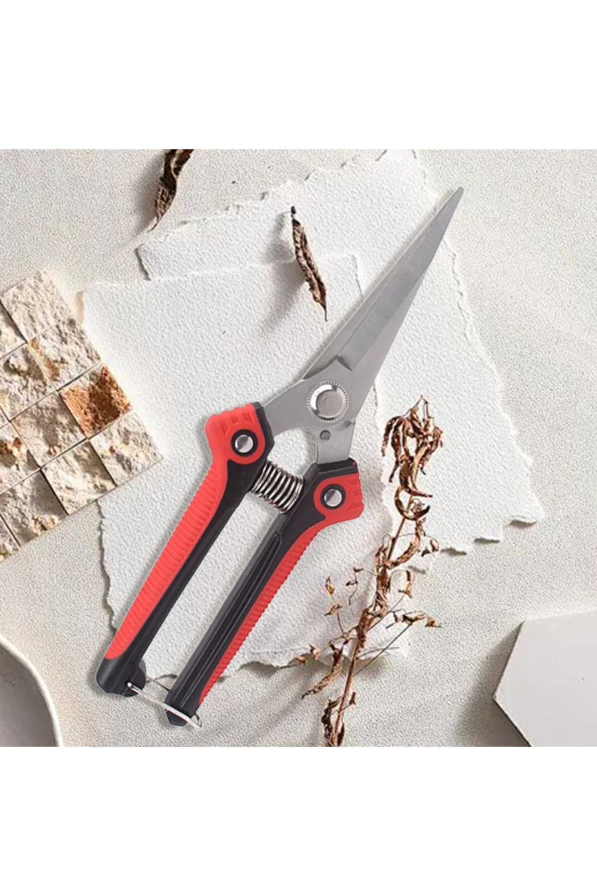 Choice-Stainless Steel Pruning Shears Sharp Branch Scissors with Non Slip Handle for Garden Fruit Tree T... 3