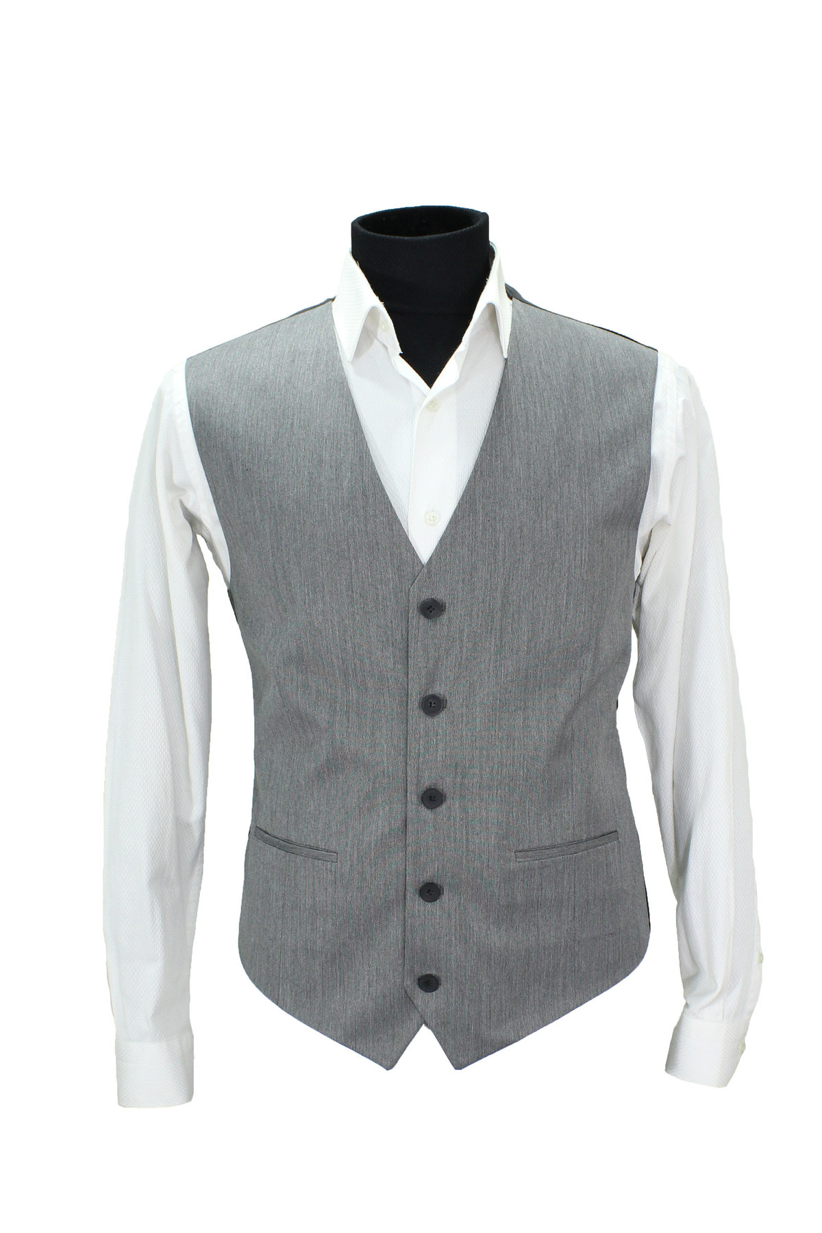MENTOR REGALO-V-Neck Men's Vest, Regular Fit Back Lined, Wool Fabric 50641 1