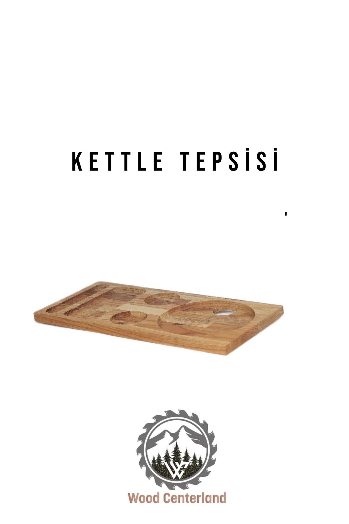 woodcenterland AKalite Kayın Kettle Sunum Tepsisi , Otel Sunum Tepsi , Karşılama Hotel Sunumluk, Fincan Altlığı