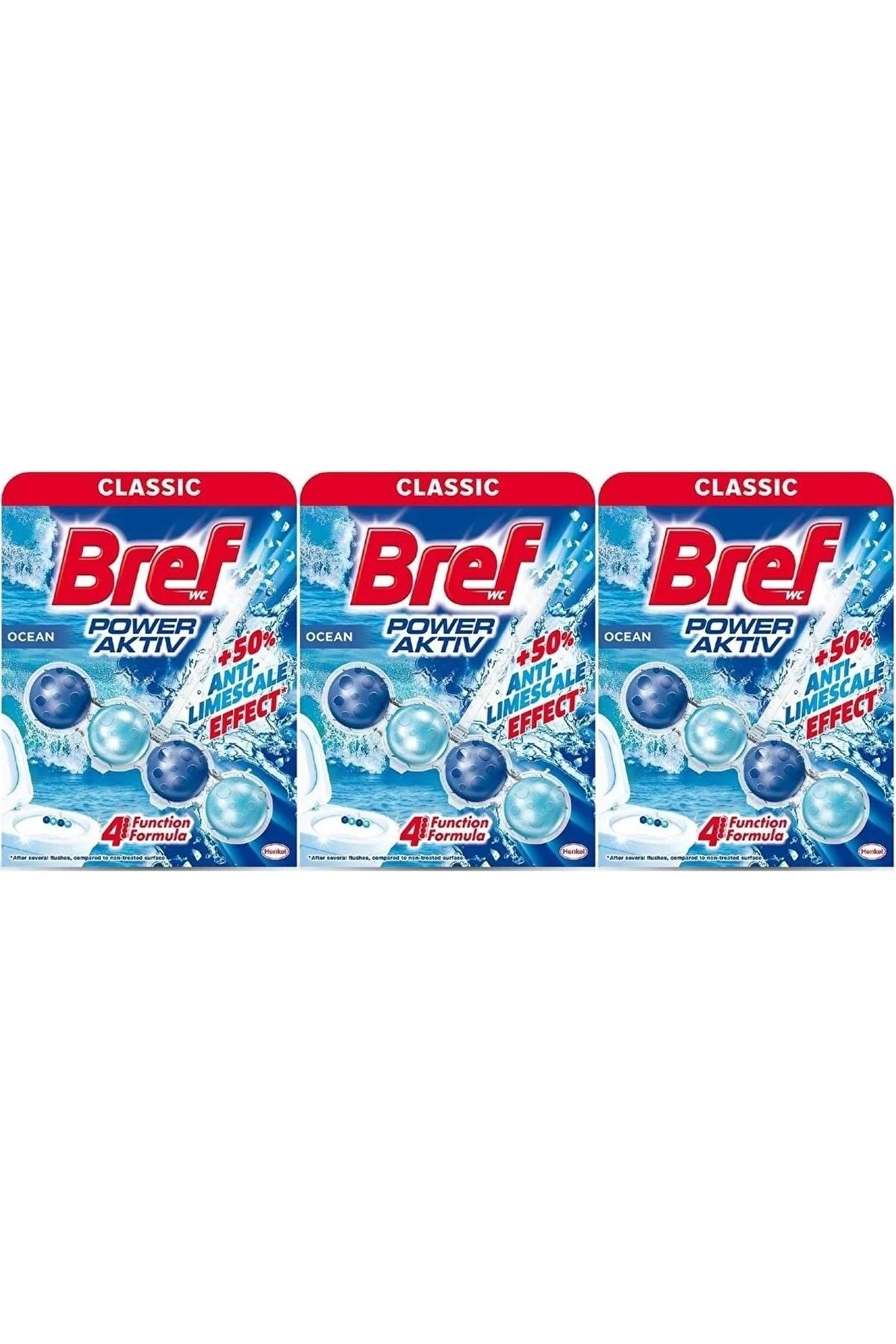 Bref Power Aktiv Klozet Bloğu Okyanus Kokulu (3 LÜ SET) (3PK*1)