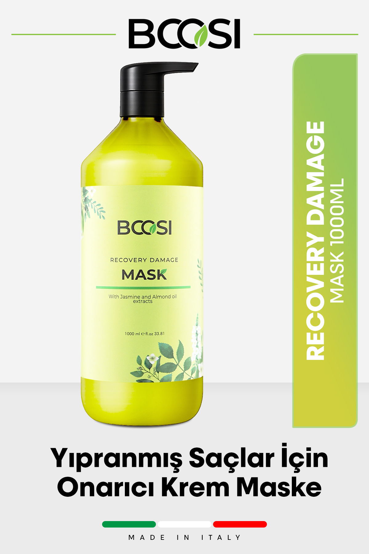 Recovery Damage Yıpranmış Saçlar İçin Onarıcı Krem Maske 1000ml