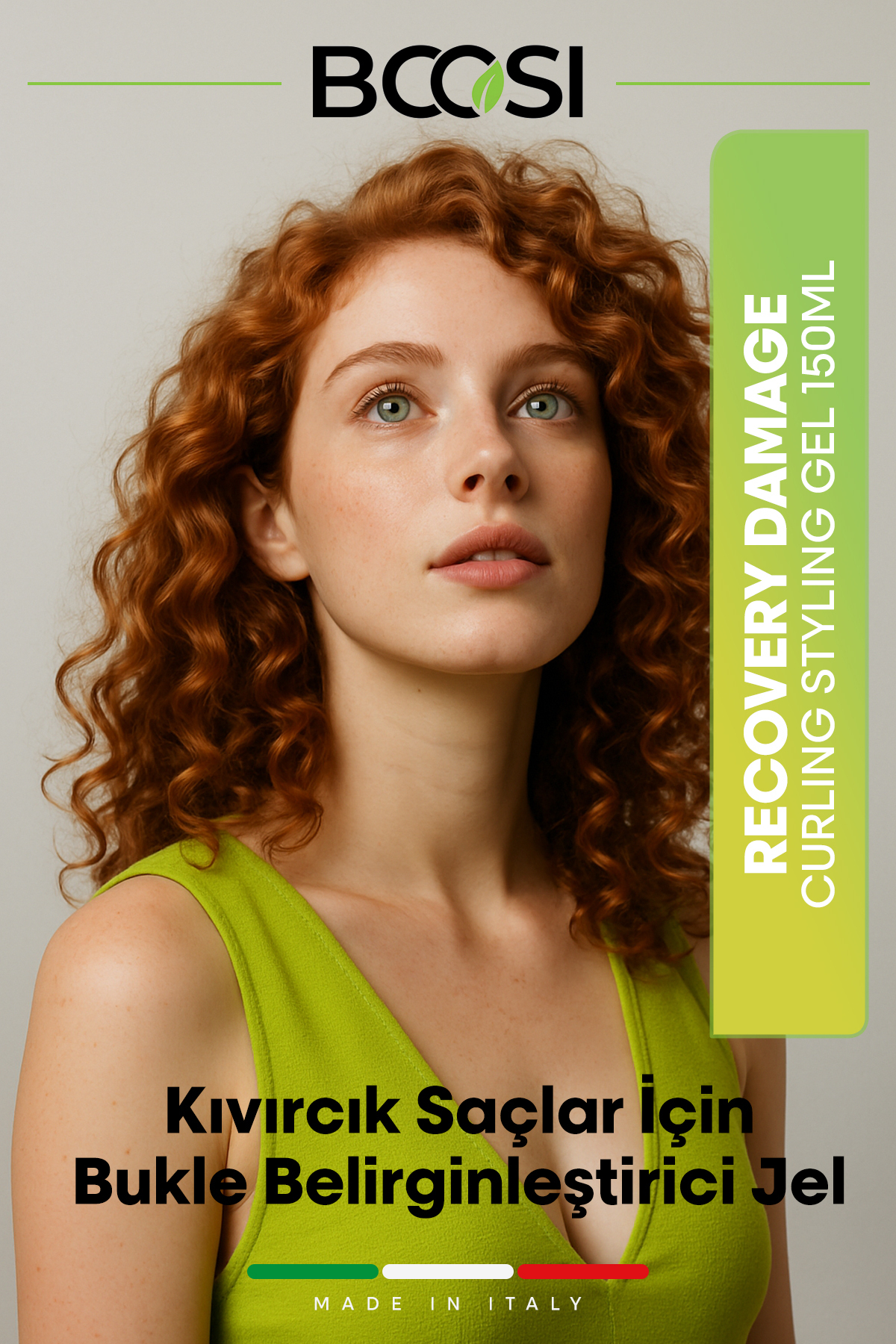 Curling Styling Gel Kıvırcık ve Dalgalı Saçlar İçin Bukle Belirginleştirici Jel Krem 150ml — BCS/RD/CURL150 — تصویر 4 از 4