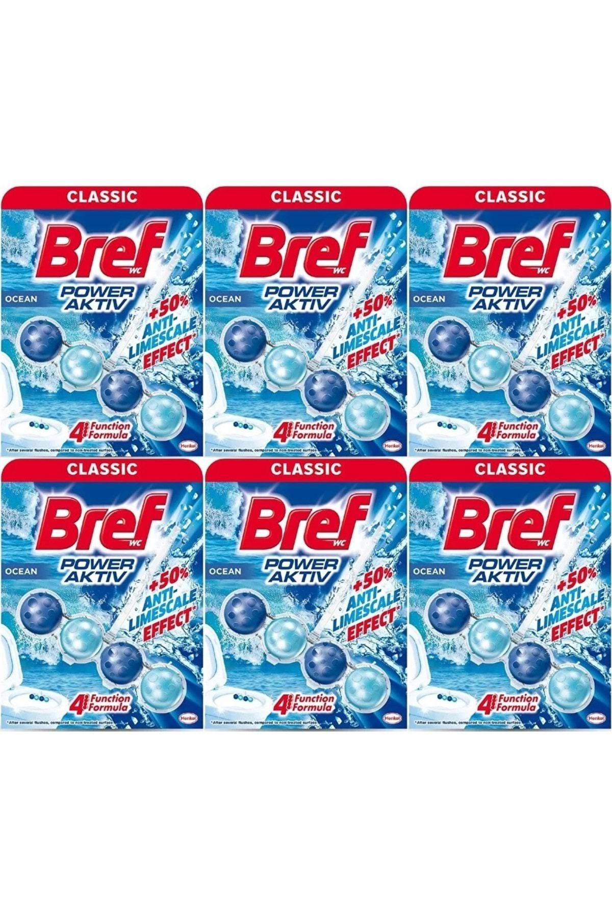 Bref Power Aktiv Klozet Bloğu Okyanus Kokulu (6 LI SET) (6PK*1)