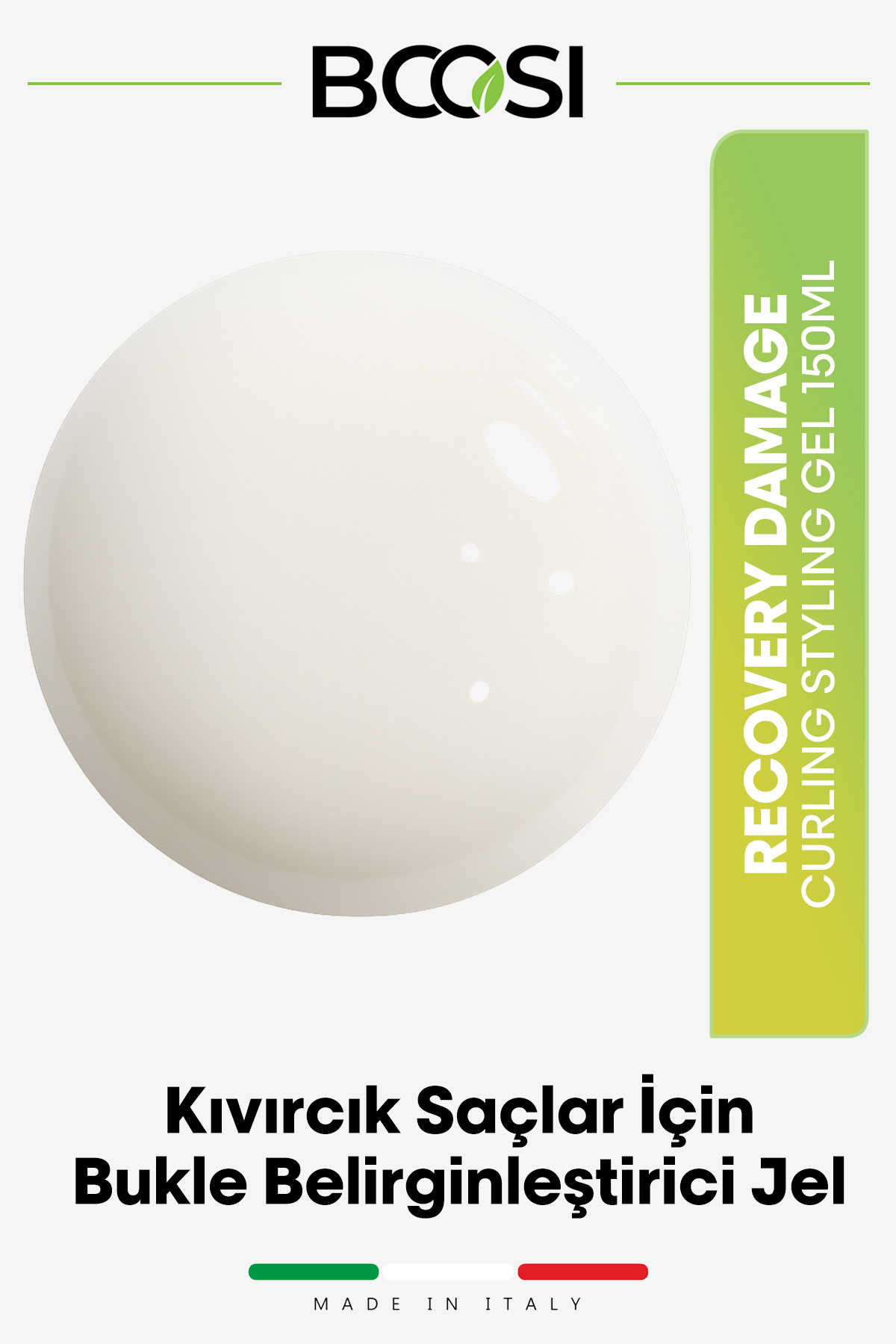 Curling Styling Gel Kıvırcık ve Dalgalı Saçlar İçin Bukle Belirginleştirici Jel Krem 150ml — BCS/RD/CURL150 — تصویر 3 از 4