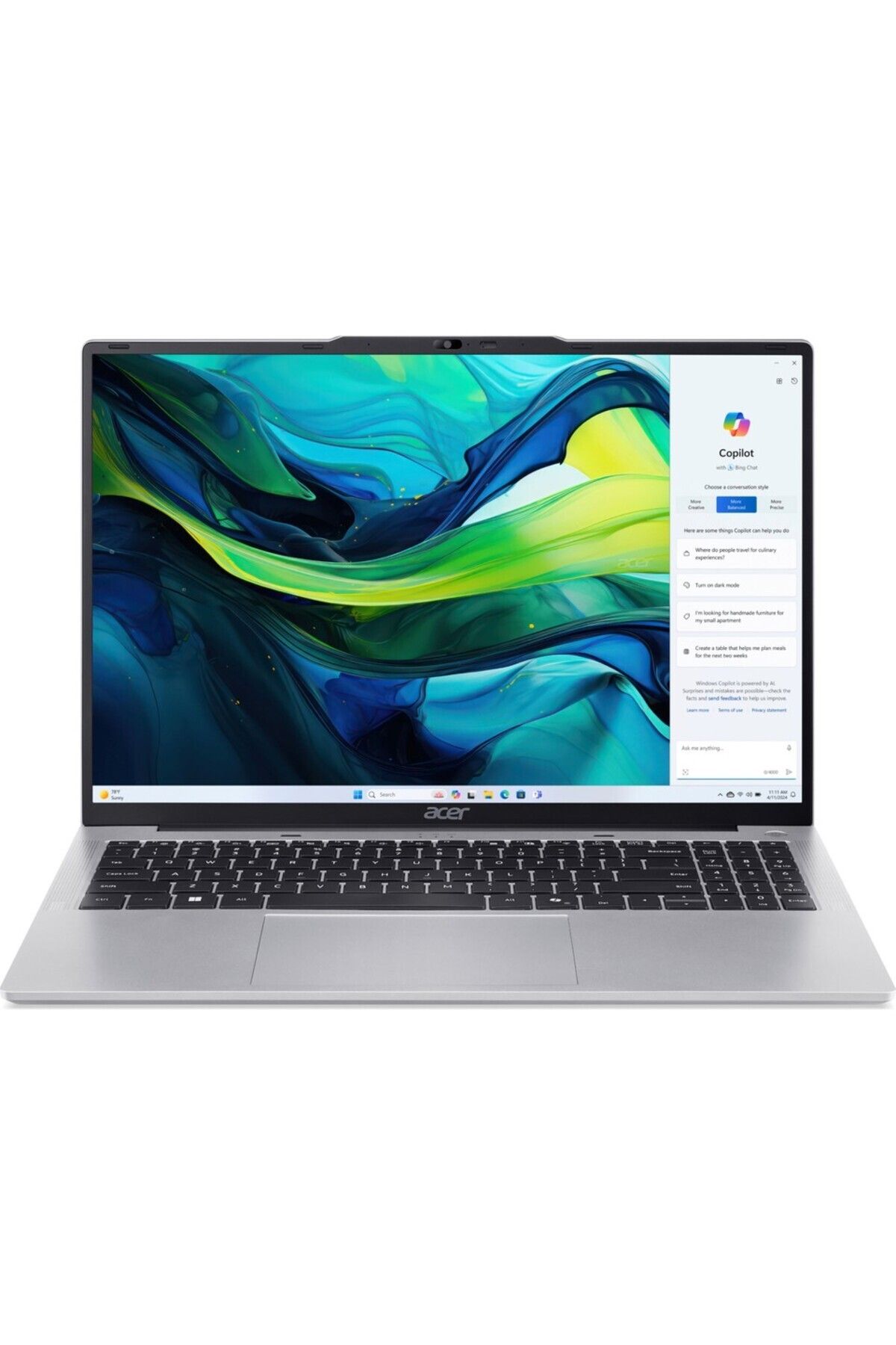ACER AL16-52P-16G Intel Core i3 1305U 16GB 256GB SSD Freedos 16" FHD Taşınabilir Bilgisayar