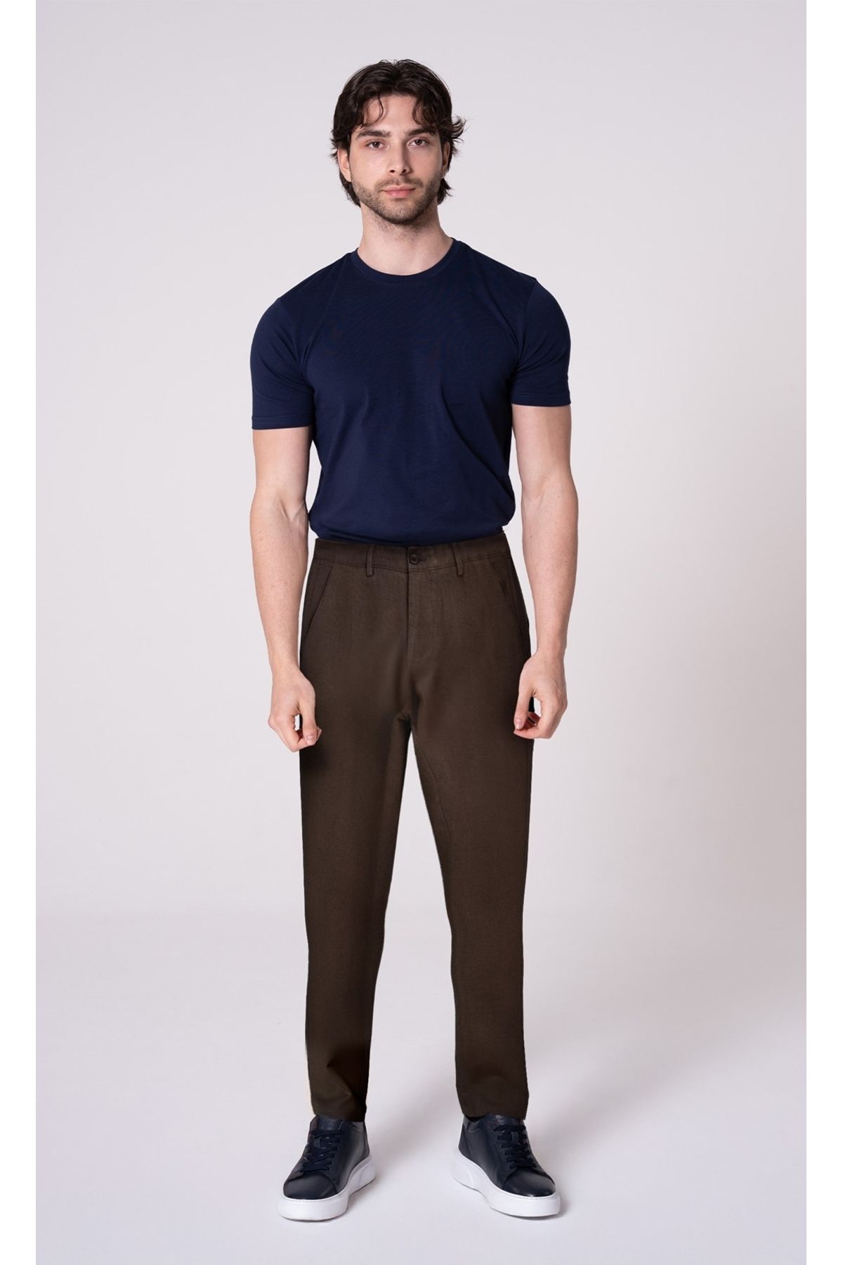 CRAFTLABEL Yeni Sezon Erkek %100 Keten Pantolon- Cepli, Terletmez