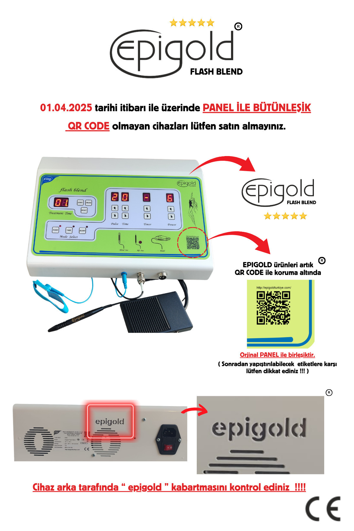Epigold Iğneli Epilasyon Cihazı Flash Blend — flashblend01 — تصویر 3 از 3