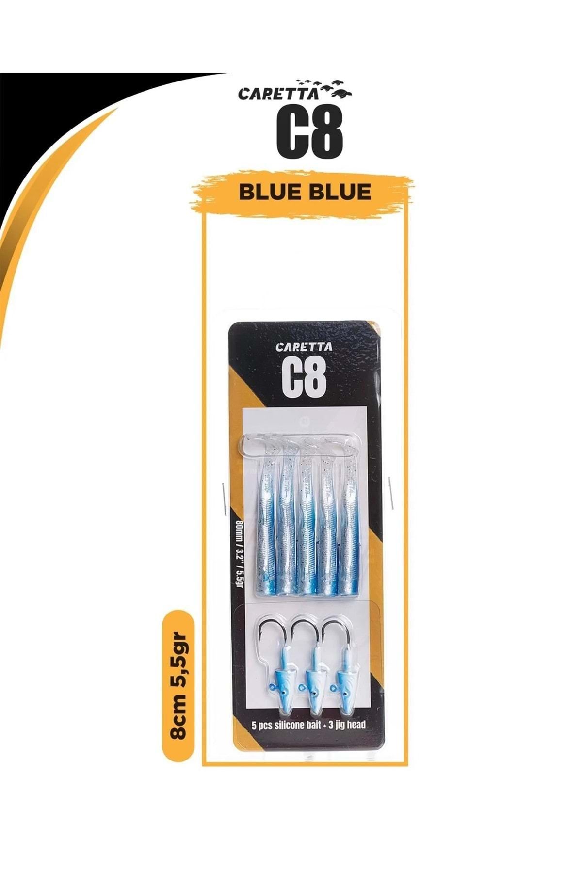 Caretta C8 8 Cm 5.5 G Lrf Silikon Yem