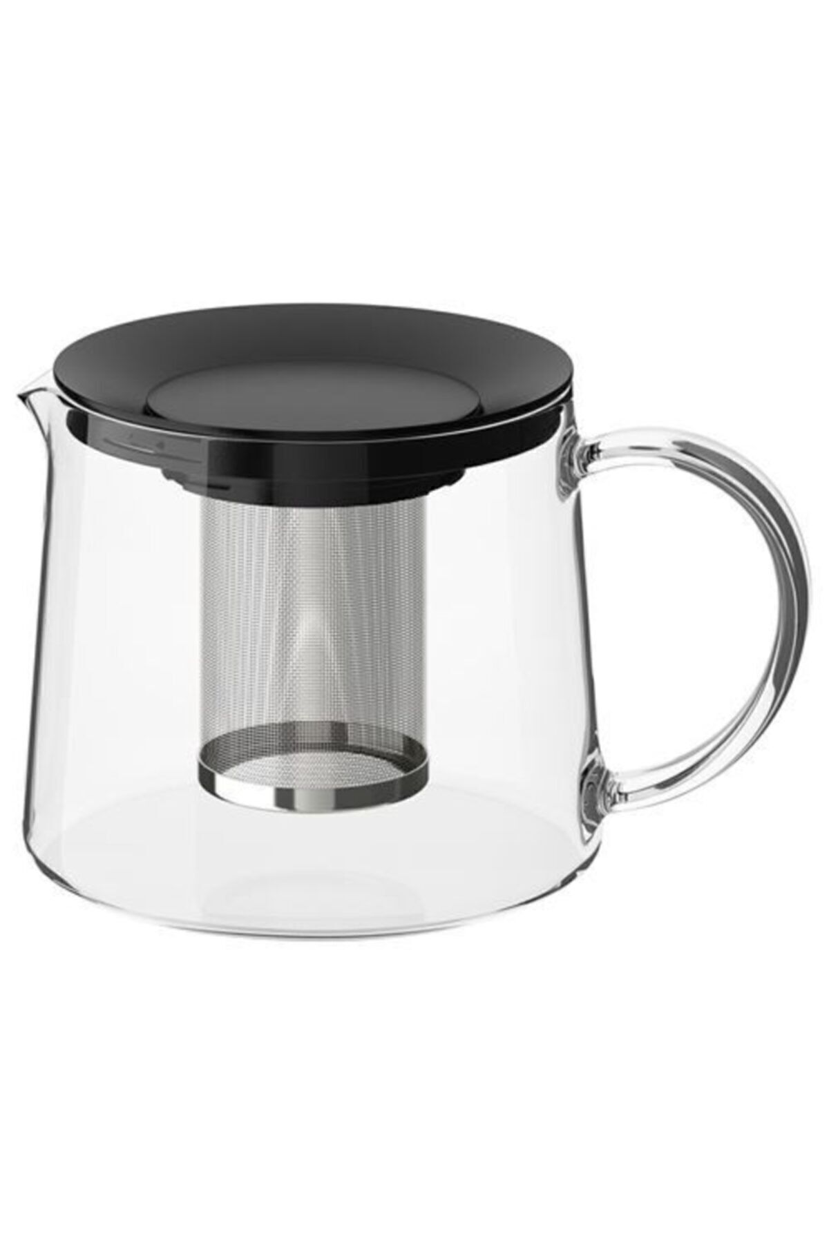 IKEA Kaliteli Demlik Çaydanlık Cam 1,5 Lt Yükseklik: 13 cm