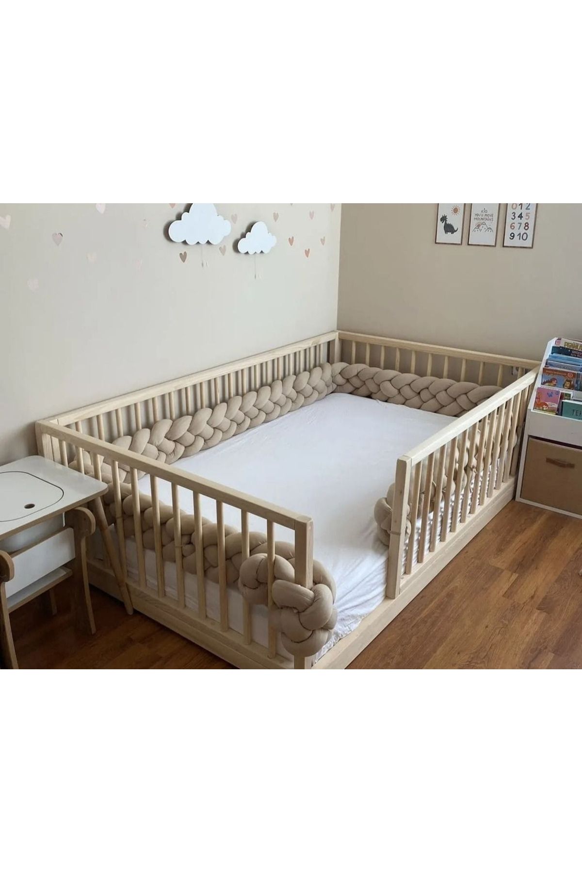 SRKYHOME CONSEPT Yüksekliği Bebek Ve Çocuk Karyolası