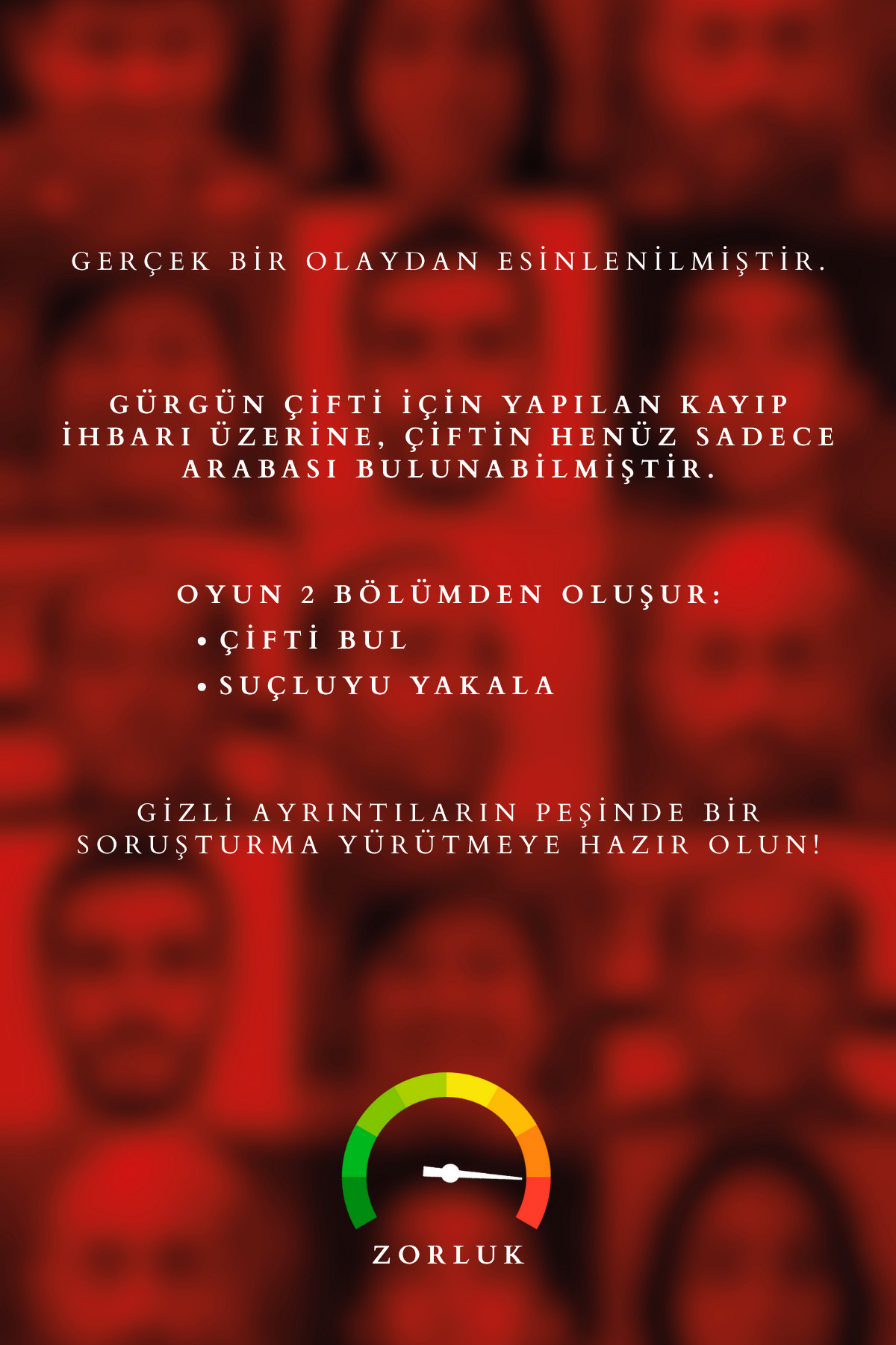 KRİMİNAL Kayıp Çift Dosyası - Dedektif Oyunu, Kutu Oyunu, Gizem, Katil Kim, Dedektiflik Oyunu, Cinayet Çözme fotoğrafı 2 (önizleme)