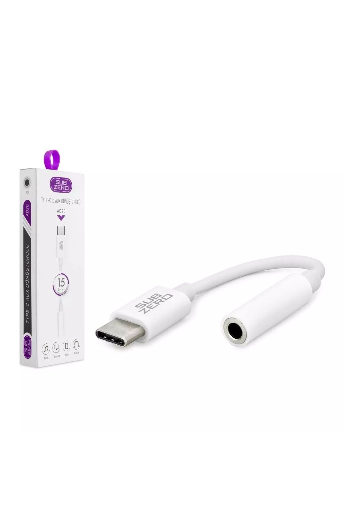 Alışveriş Express AD20 Type-C to AUX 3.5mm Dönüştürücü