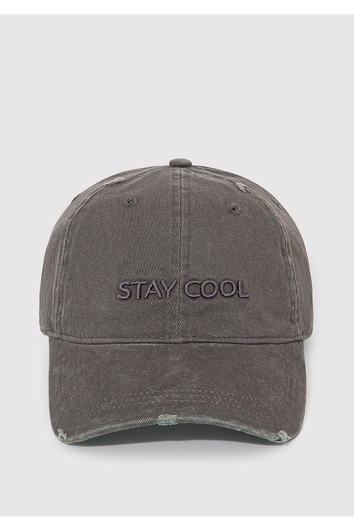 Mavi-Grauer Hut mit Stickerei „Stay Cool“. 0911885 -28809 3