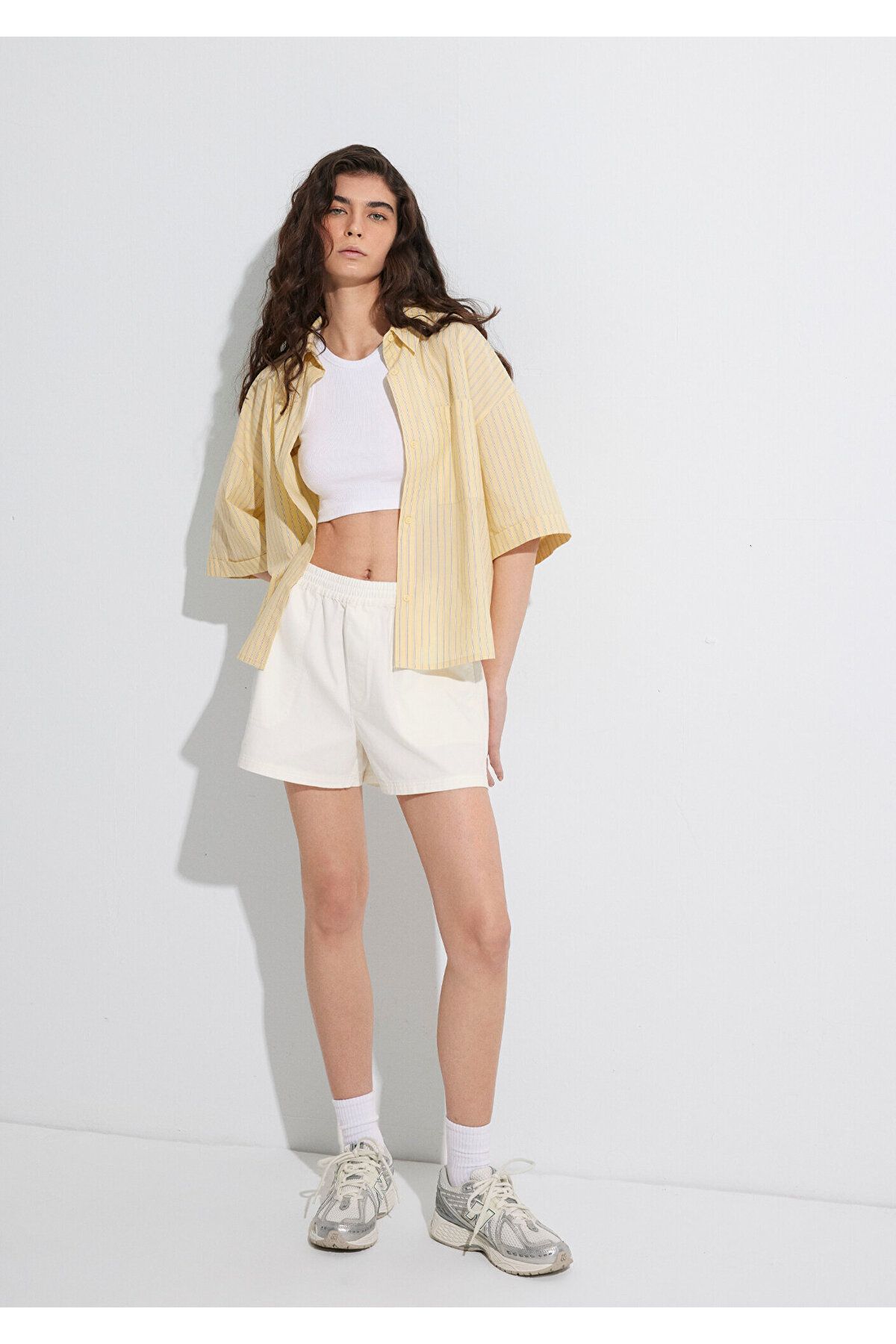 Mavi-Ecru Basic Shorts 1410189-80194 2