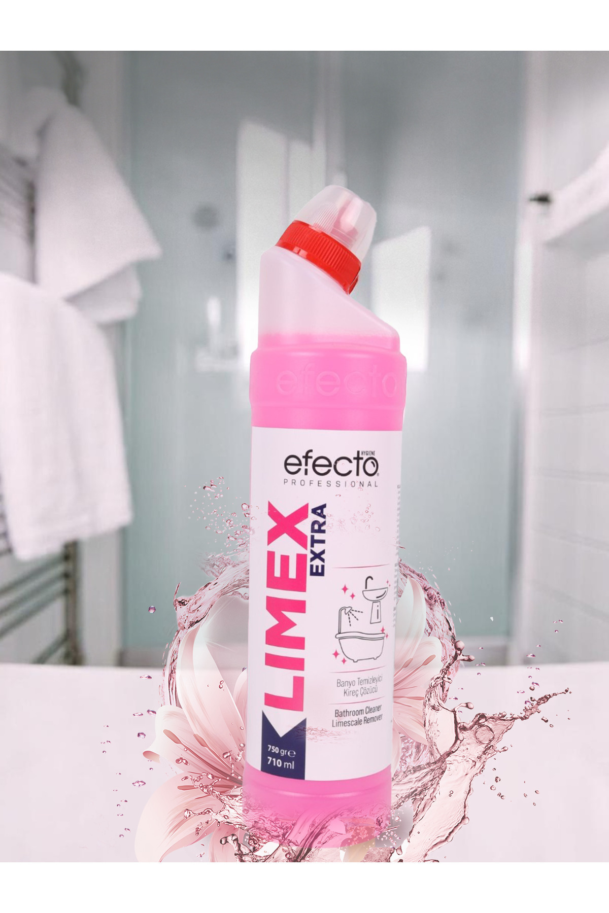 EFECTO Limex Extra Ultra Güçlü Banyo Temizleyici Ve Kireç Çözücü 710 ml