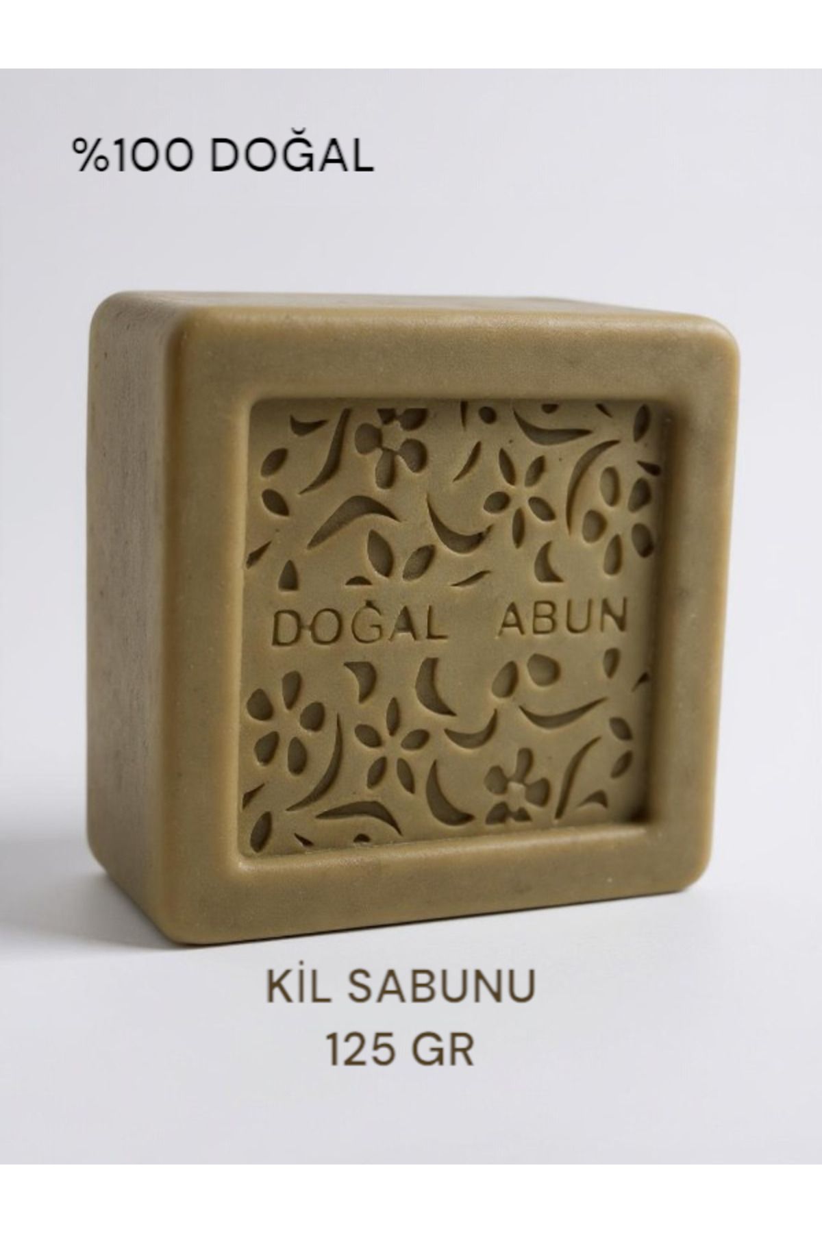 ANTEPLİHANI Doğal Kil Sabunu 125 gr – Arındırıcı Temizlik ve Ferahlatıcı Cilt Bakımı