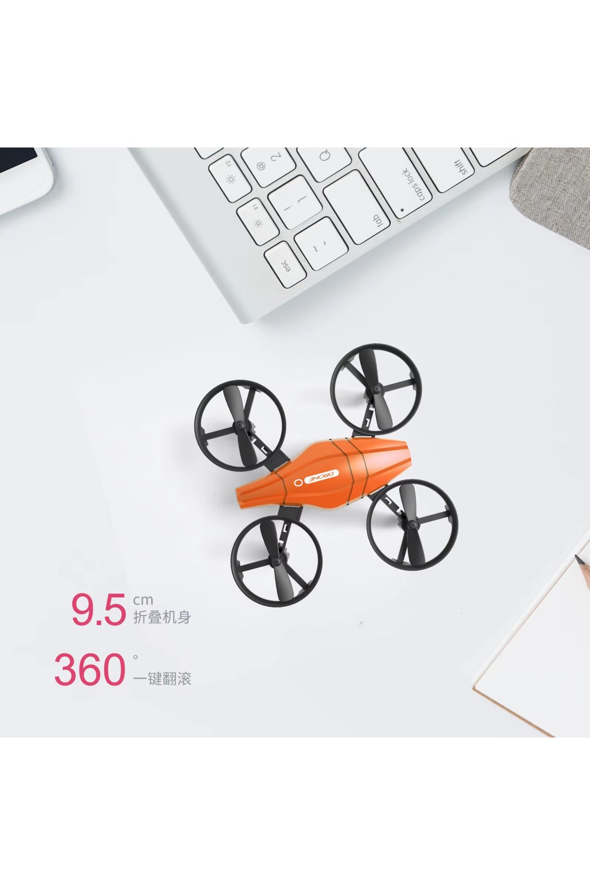 GT1-Mini Drone, Jhd Mini Drone 360 Degree Rotation With Blade Protection 2.4g Rc Drone Multicolor 4