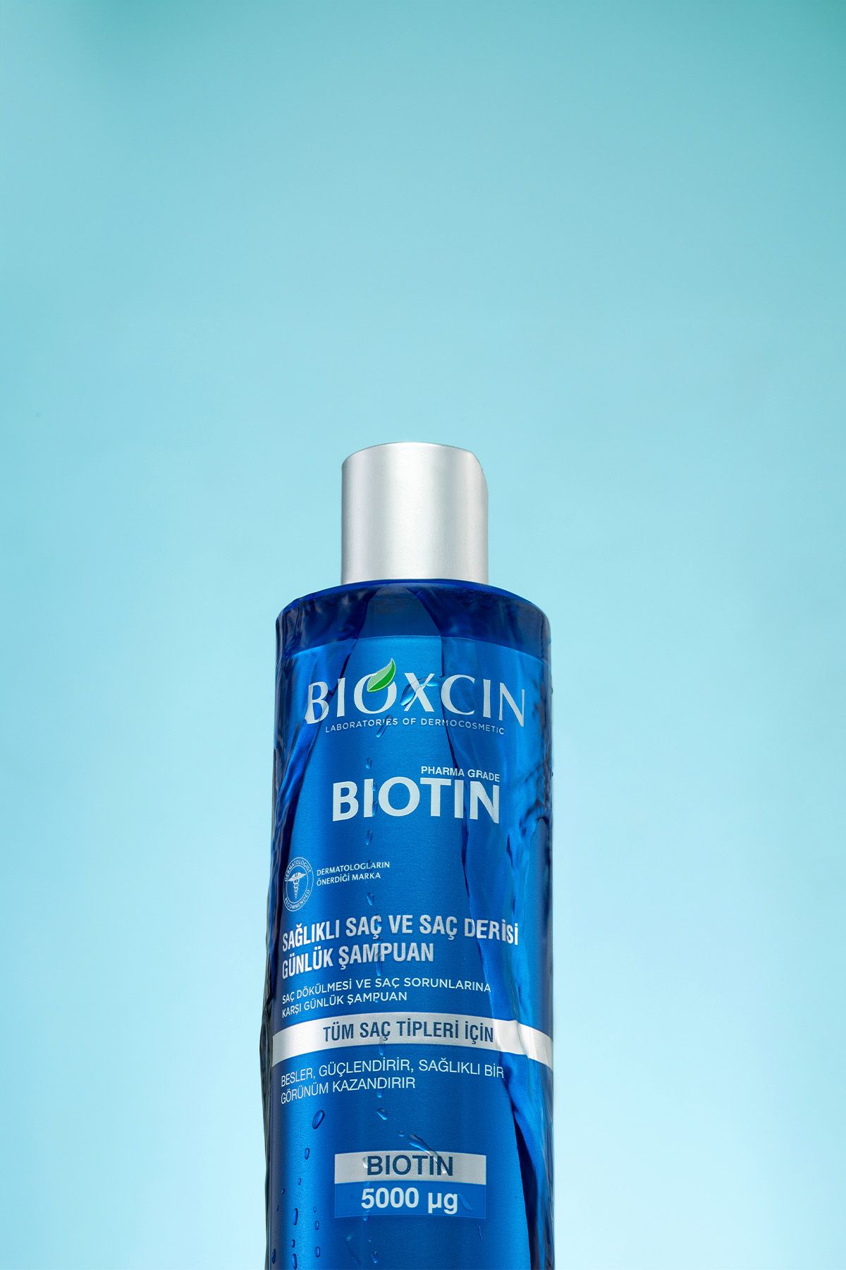 Bioxcin-Șampon zilnic cu biotină 300 ml - Păr sensibil și scalp liniștitor, purificator hipoalergenic 4