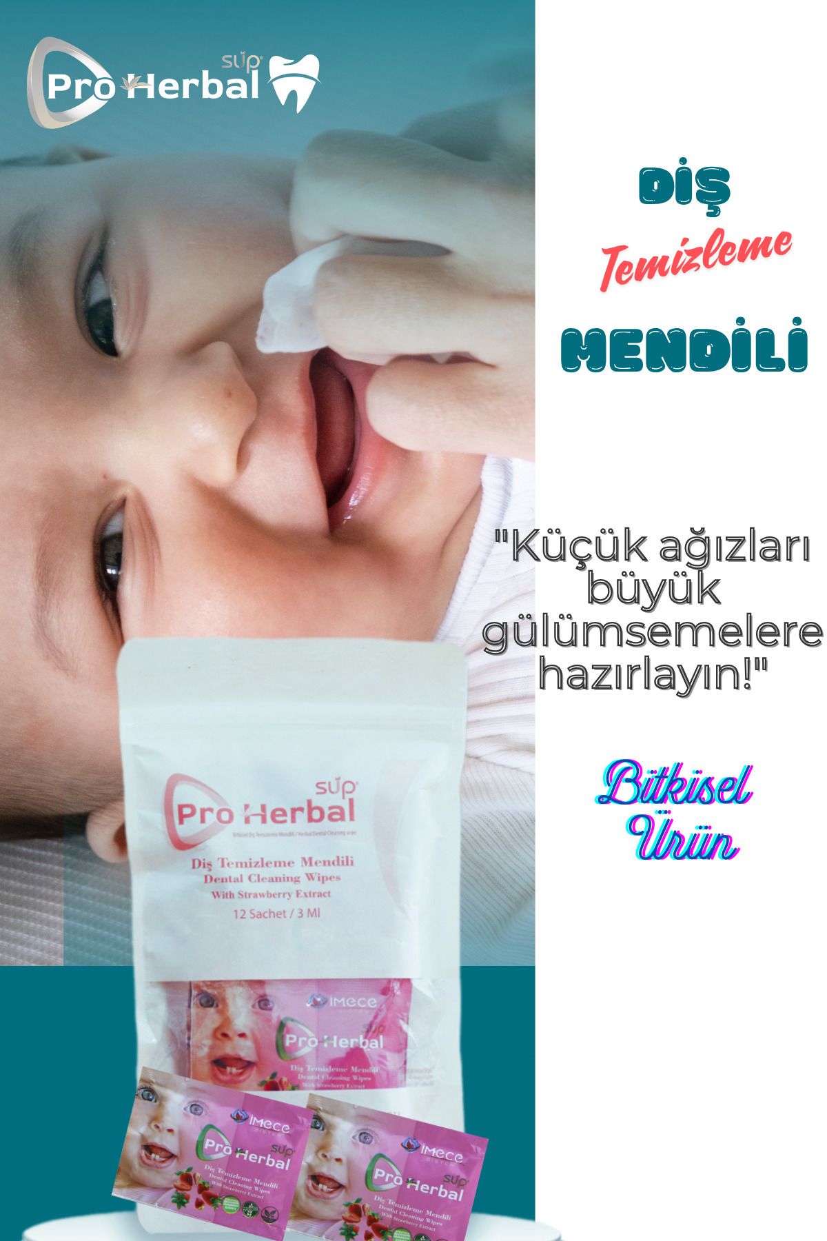 SUP Minik Dişlere Maksimum Koruma! Sup Pro Herbal Diş Mendili