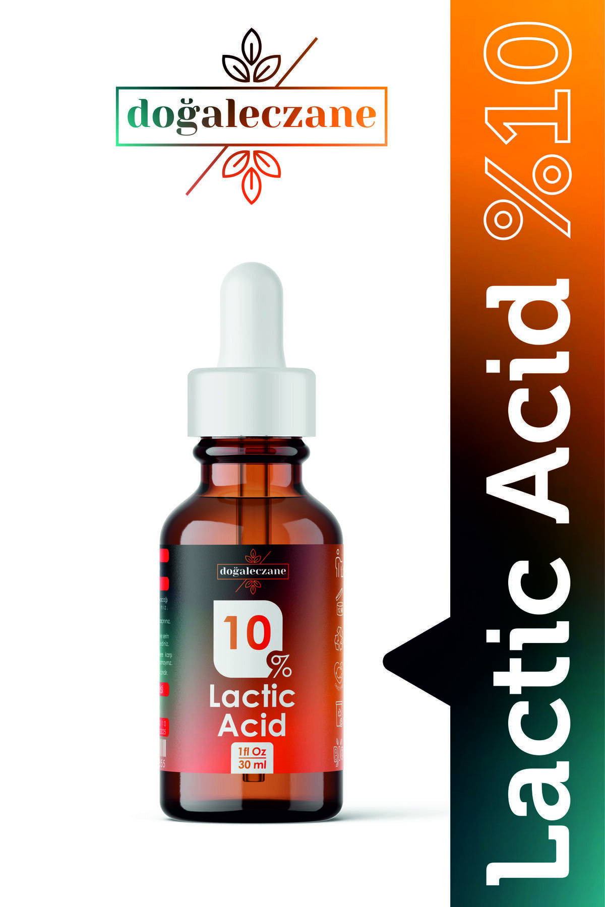 Göz Altı Koyu Halka Karşıtı Laktik Asit %10 | Lactic Acid Peeling 30 Ml — DE-L10 — تصویر 2 از 5