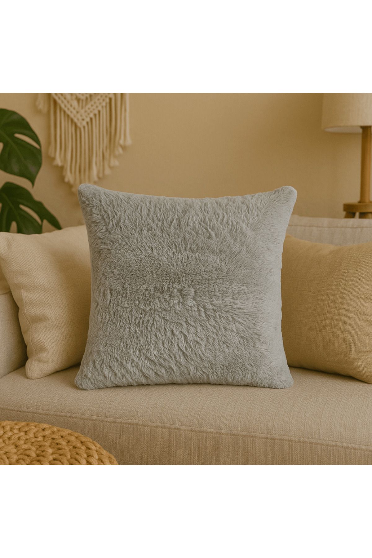 Comfy Sloth Peluş Kırlent Kılıfı - NUVELL