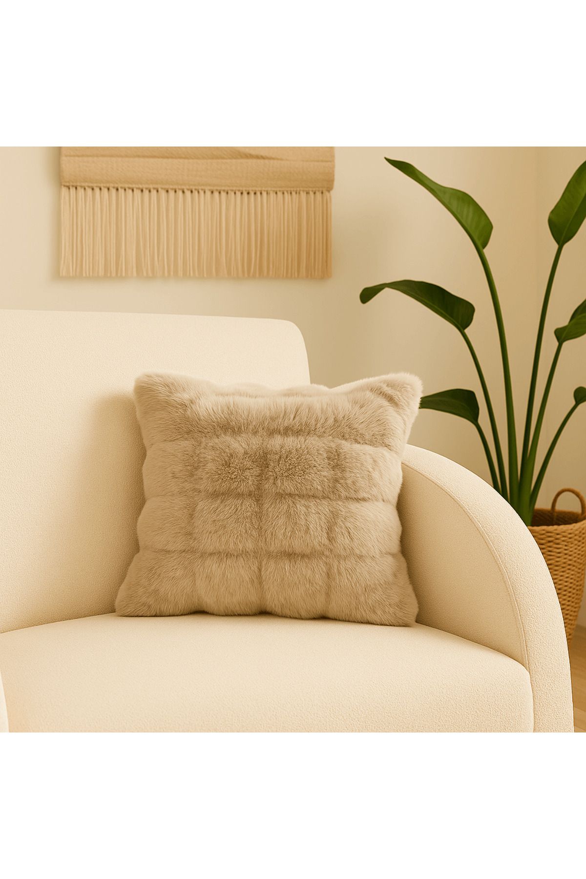 Comfy Sloth Peluş Kırlent Kılıfı - BOBBLE