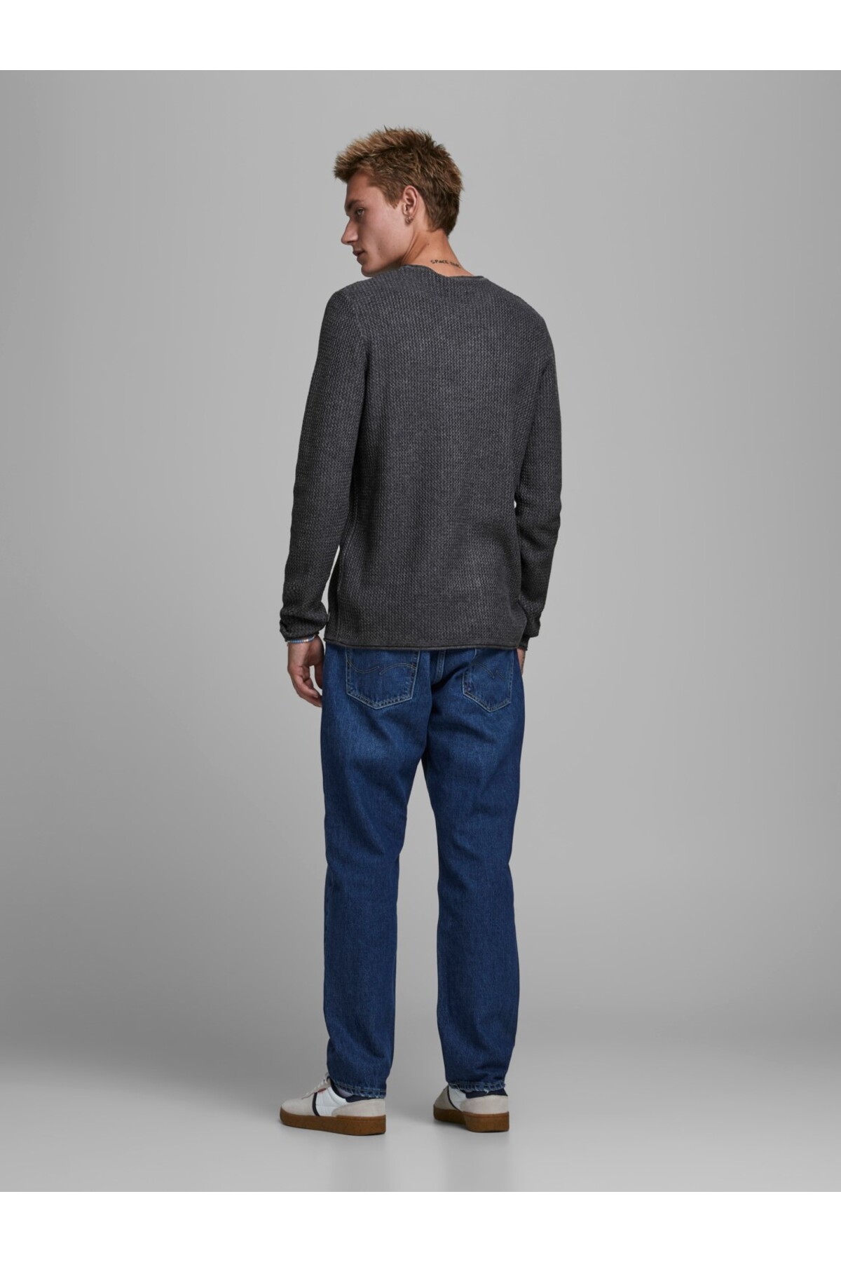 پلیور مردانه راسته آستین بلند | جک اند جونز Jack & Jones 12179861 - تصویر 7