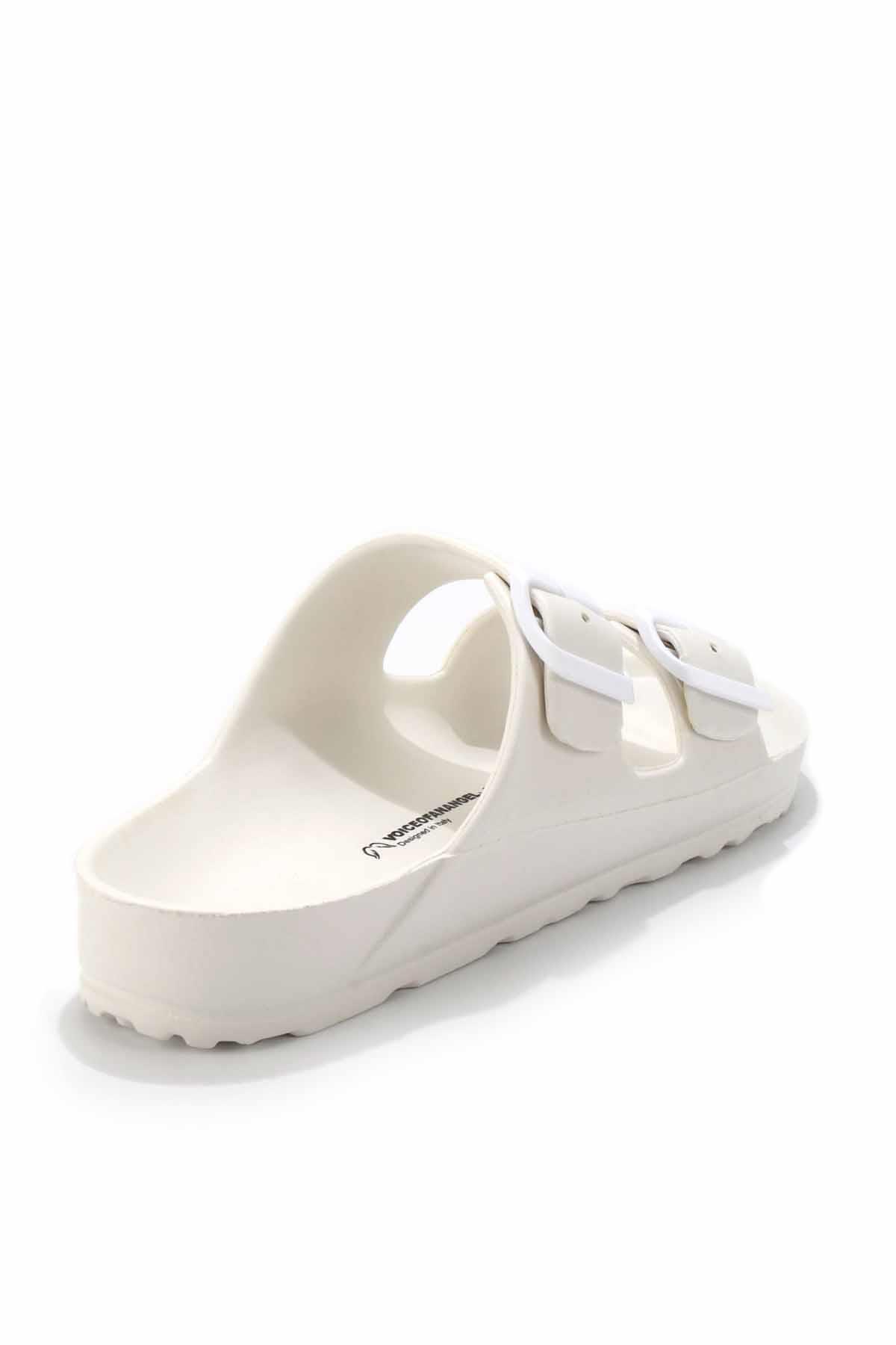 Bambi-White Women's Slippers K 04740333359 4