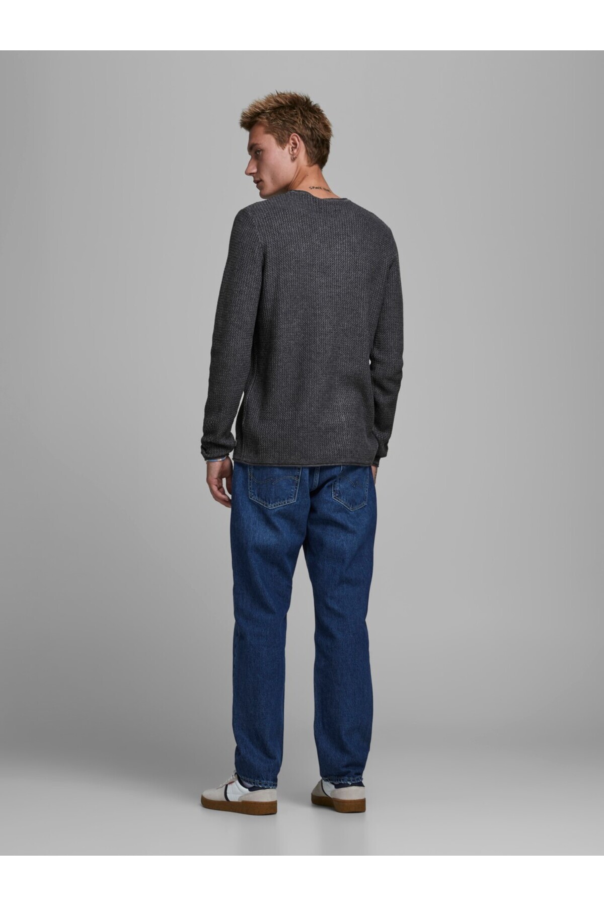 پلیور مردانه راسته آستین بلند | جک اند جونز Jack & Jones 12179861 - تصویر 8