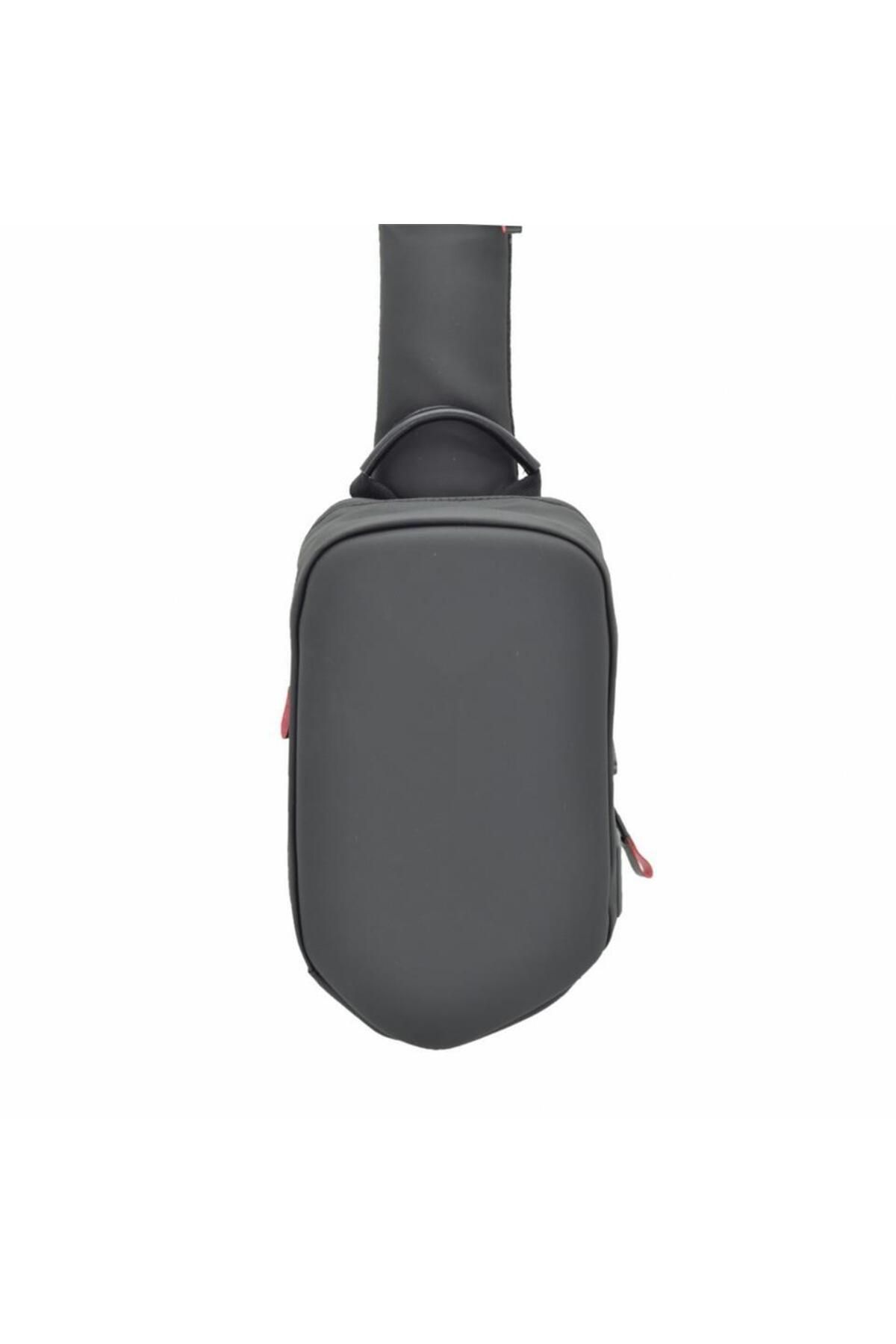 ÇÇS-Ccs USB Output Shoulder Strap Backpack and Chest Bag Black 2