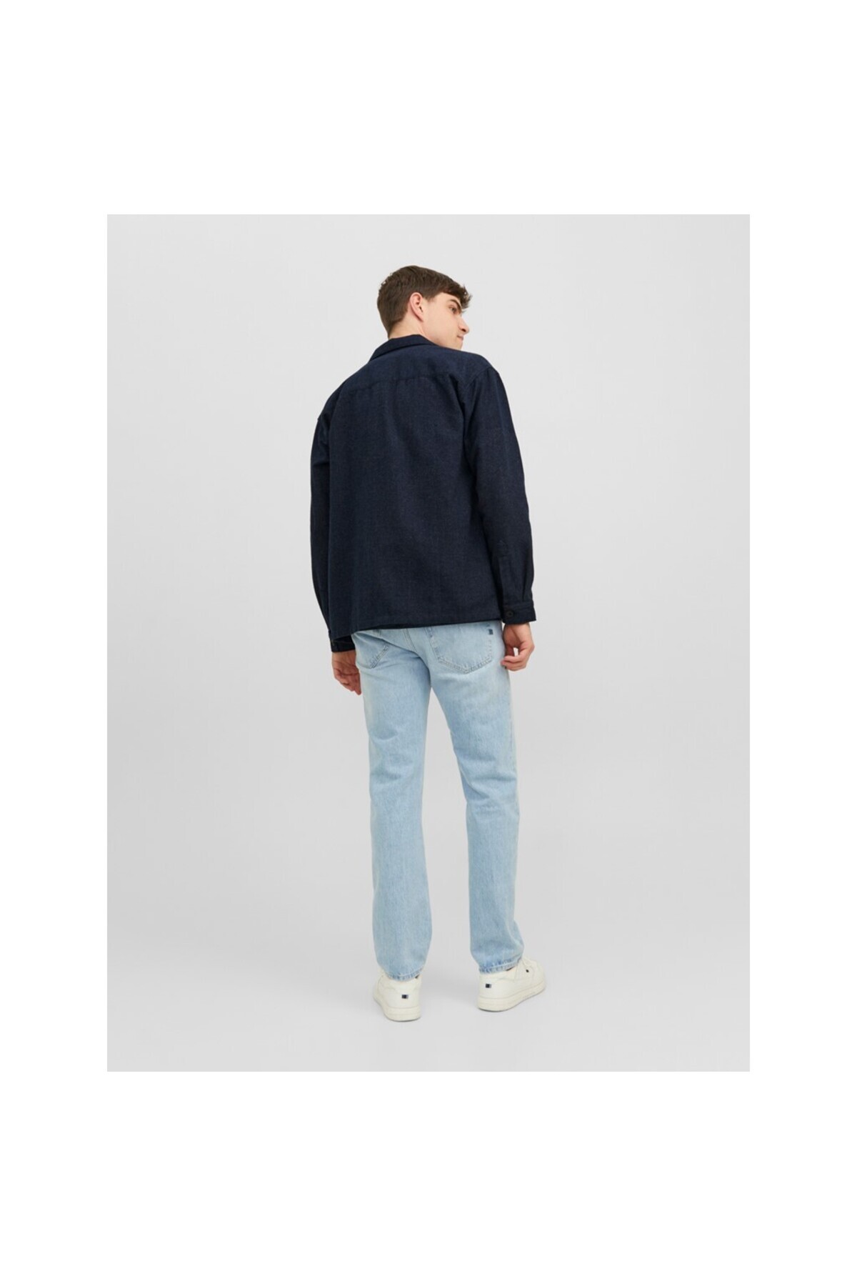 پیراهن مردانه راسته آستین بلند | جک اند جونز Jack & Jones 12239329 - تصویر 5