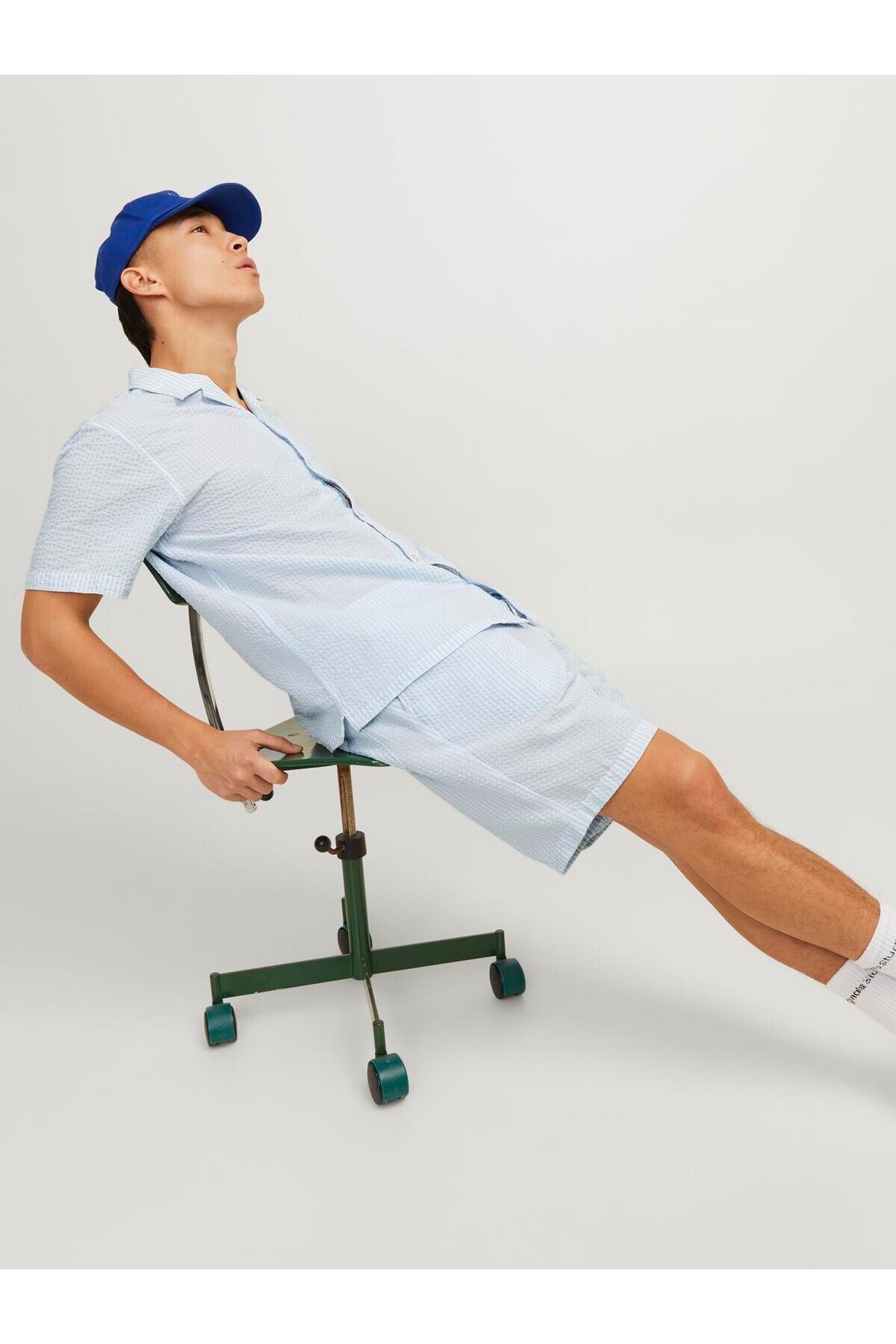 پیراهن مردانه راسته آستین کوتاه | جک اند جونز Jack & Jones 12256772 - تصویر 7