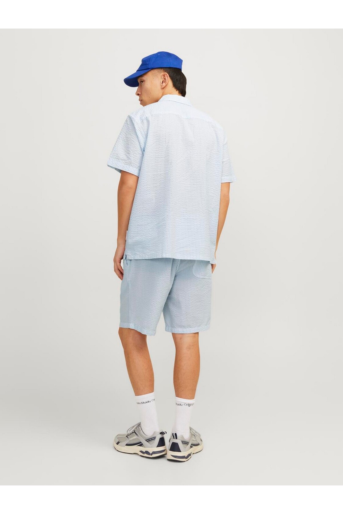 پیراهن مردانه راسته آستین کوتاه | جک اند جونز Jack & Jones 12256772 - تصویر 8