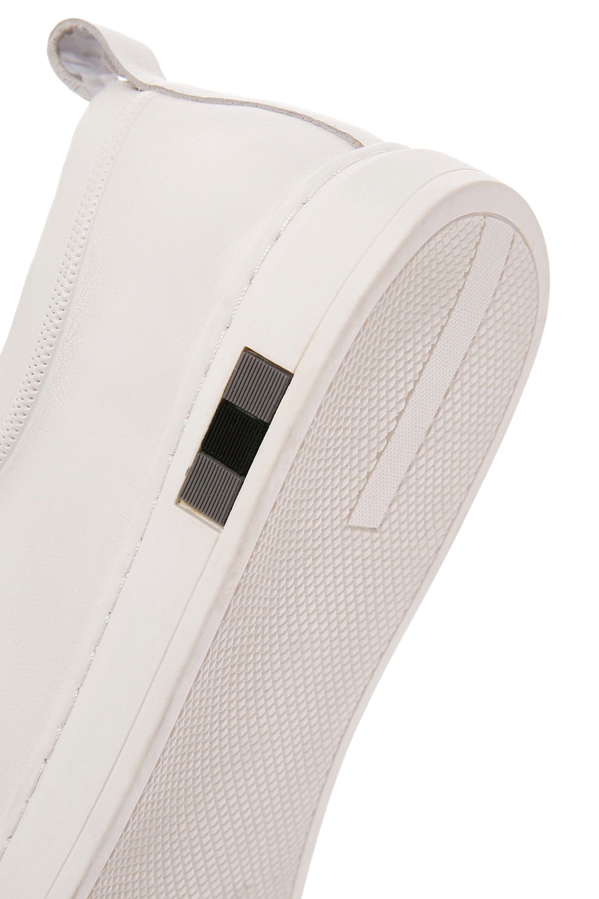 Derimod-Men's White Lace-Up Leather Sneaker 25Sfd 690818 8