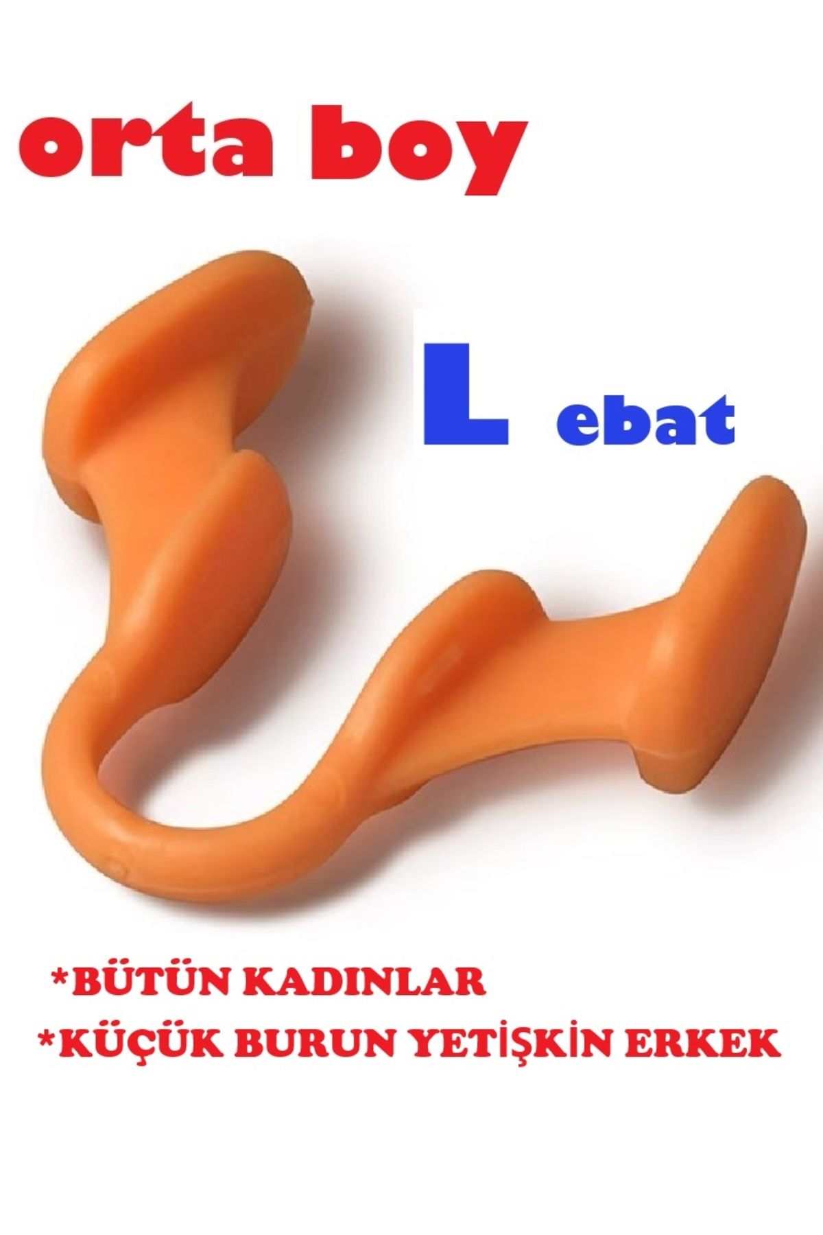 KİEGS Rahat Nefes Alma Uyku Aparatı Horlama Önleme / Burun Içi Silikon L Beden (ORTA EBAT)