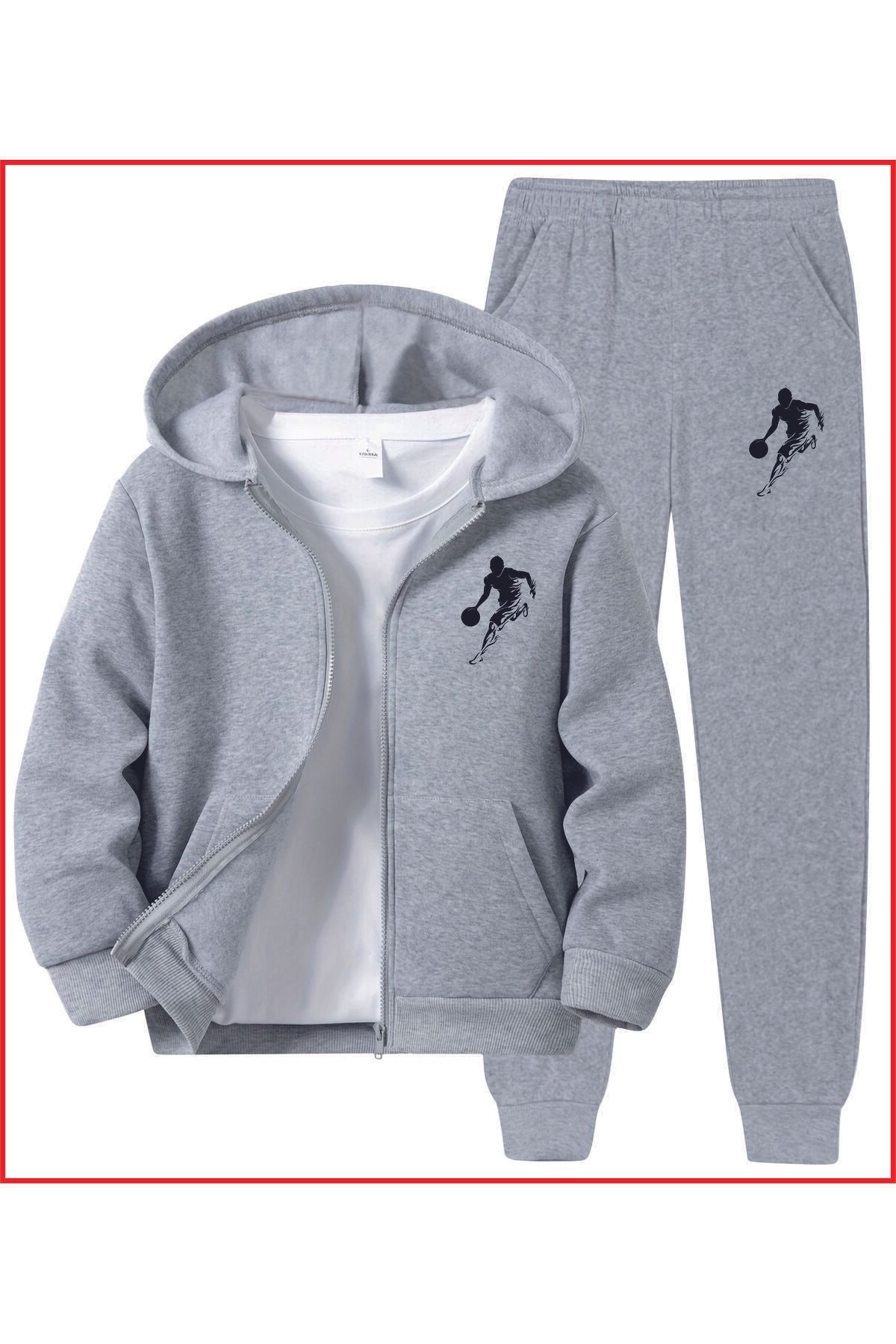 HOFFNUNG FULL ZIP FIRE BASKETBALL PLAYER NEW DESIGN oversize full tracksuit