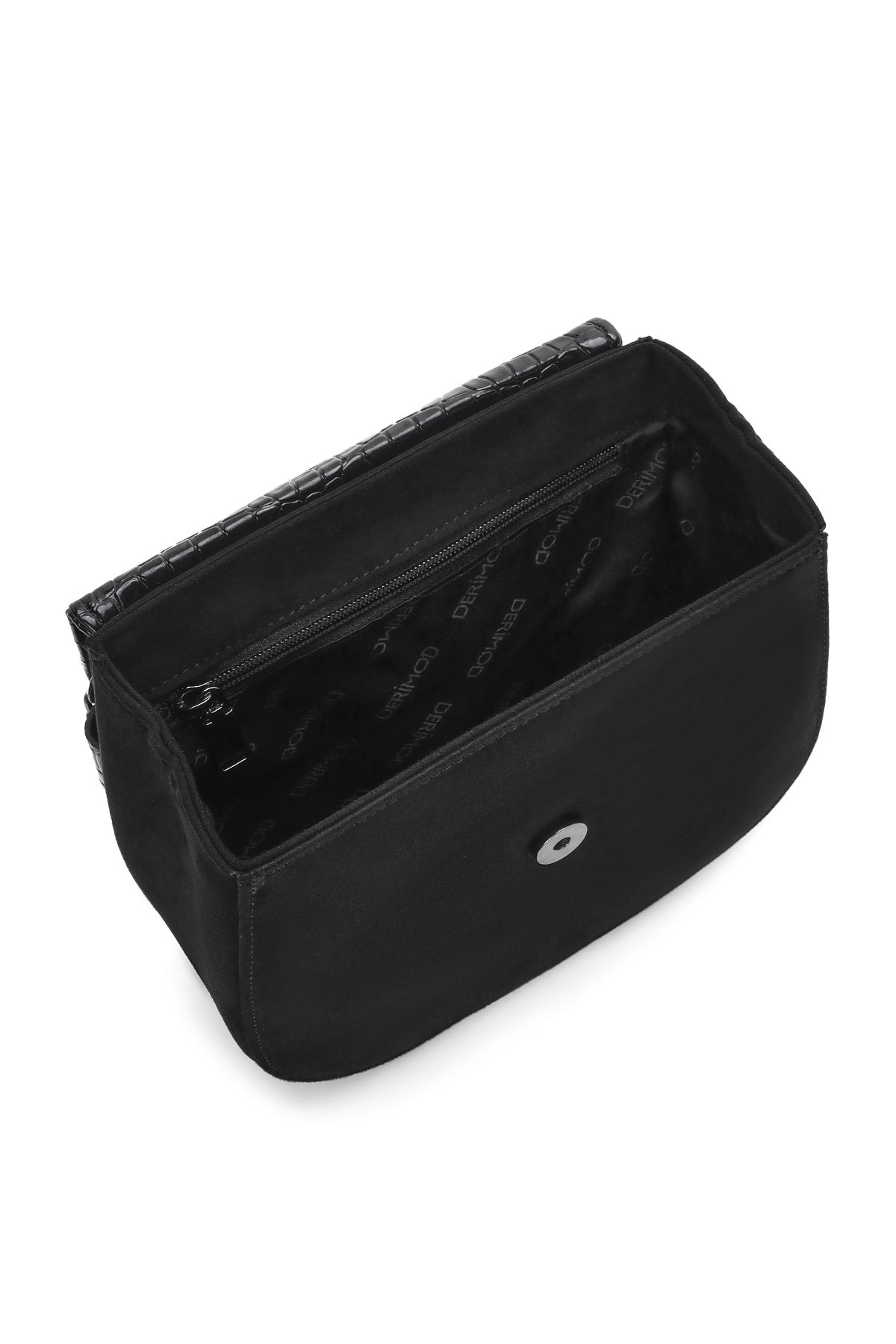 Derimod-Women's Black Printed Crossbody Bag 25Sbd 200014 7