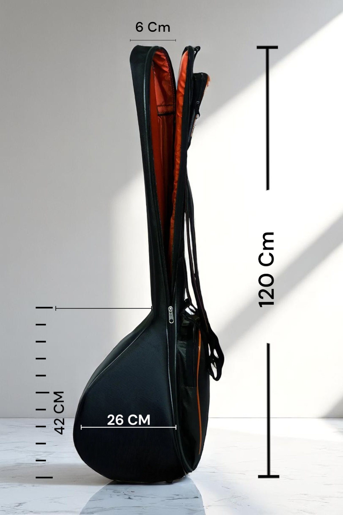 Donizetti Pedli Su Geçirmez Sağlam Uzun Sap Bağlama Saz Kılıfı