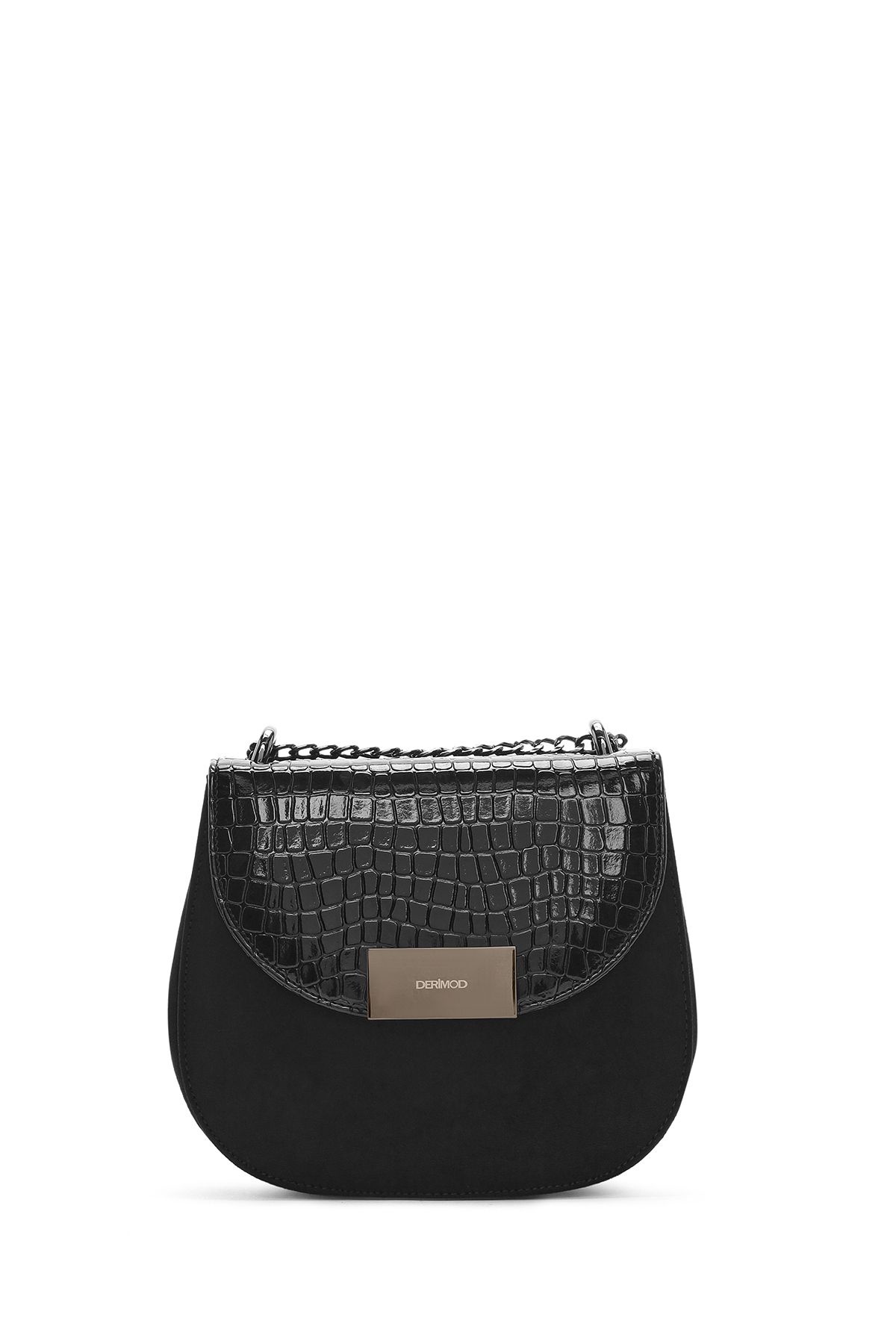 Derimod-Women's Black Printed Crossbody Bag 25Sbd 200014 3