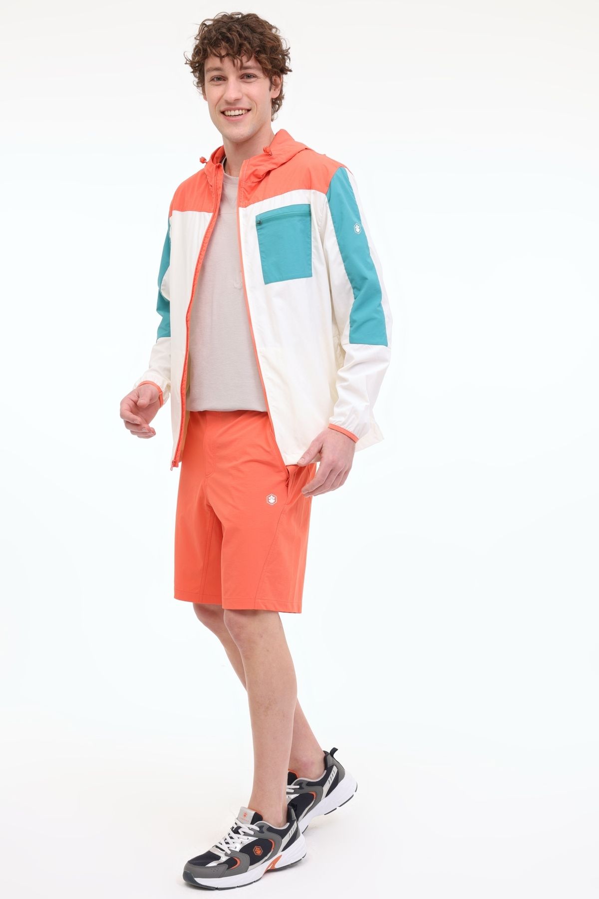 lumberjack-Ml Arsen 20Otd2-01 5Fx Coral Men's Shorts 3