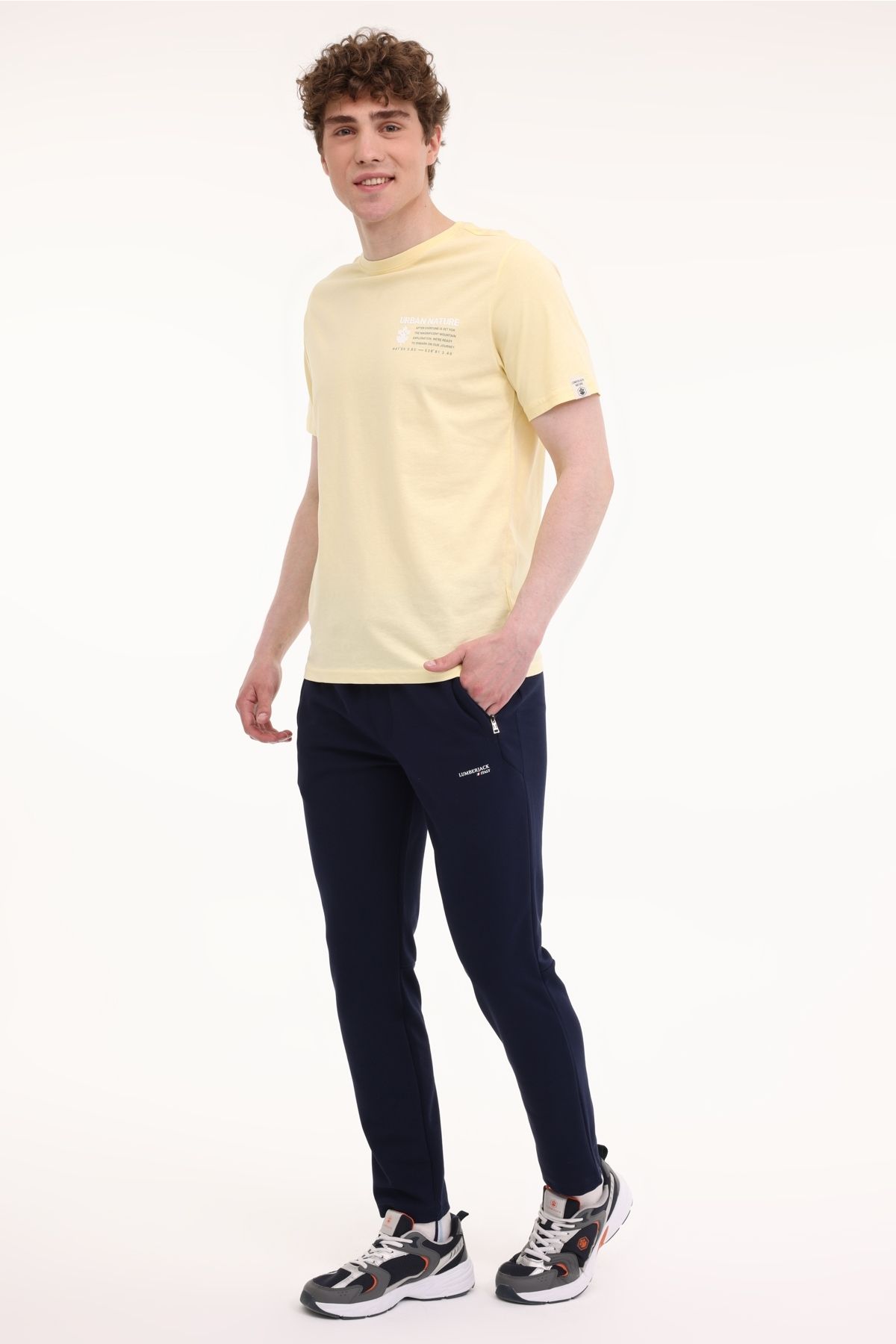 lumberjack-Ανδρική φούτερ ML MARKE 22ITL40 5FX Navy Blue 3