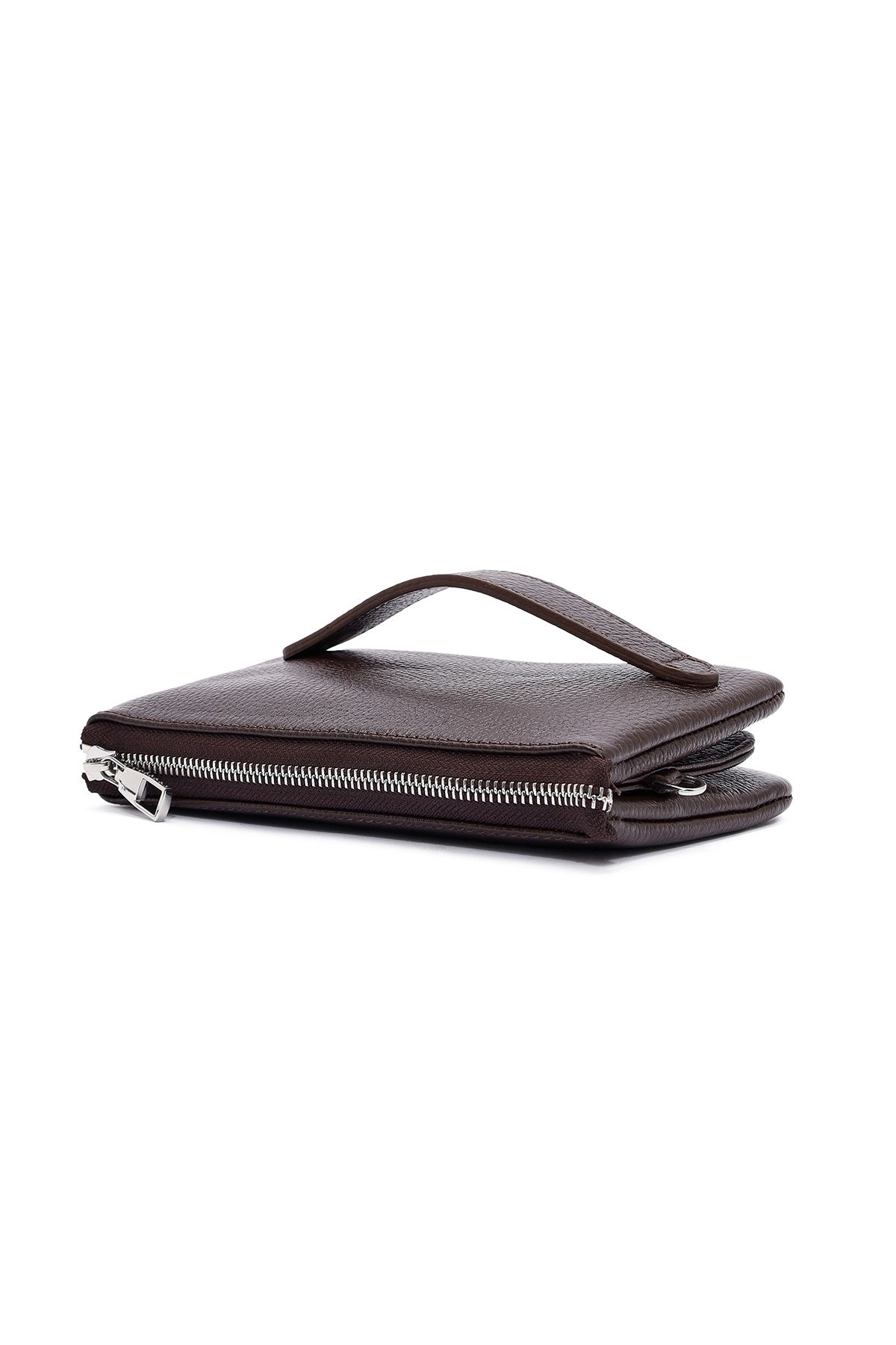 کیف دستی مردانه چرمی قهوه ای 23WBD3300FT Derimod