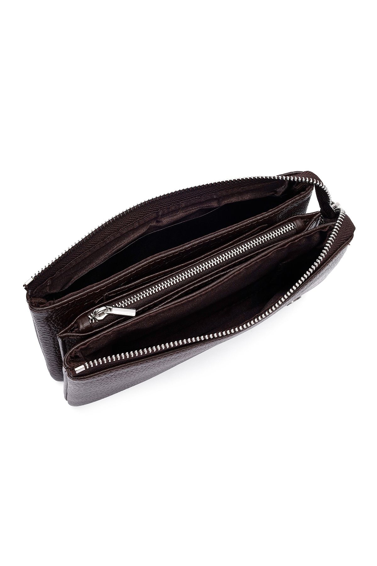 کیف دستی مردانه چرمی قهوه ای 23WBD3300FT Derimod