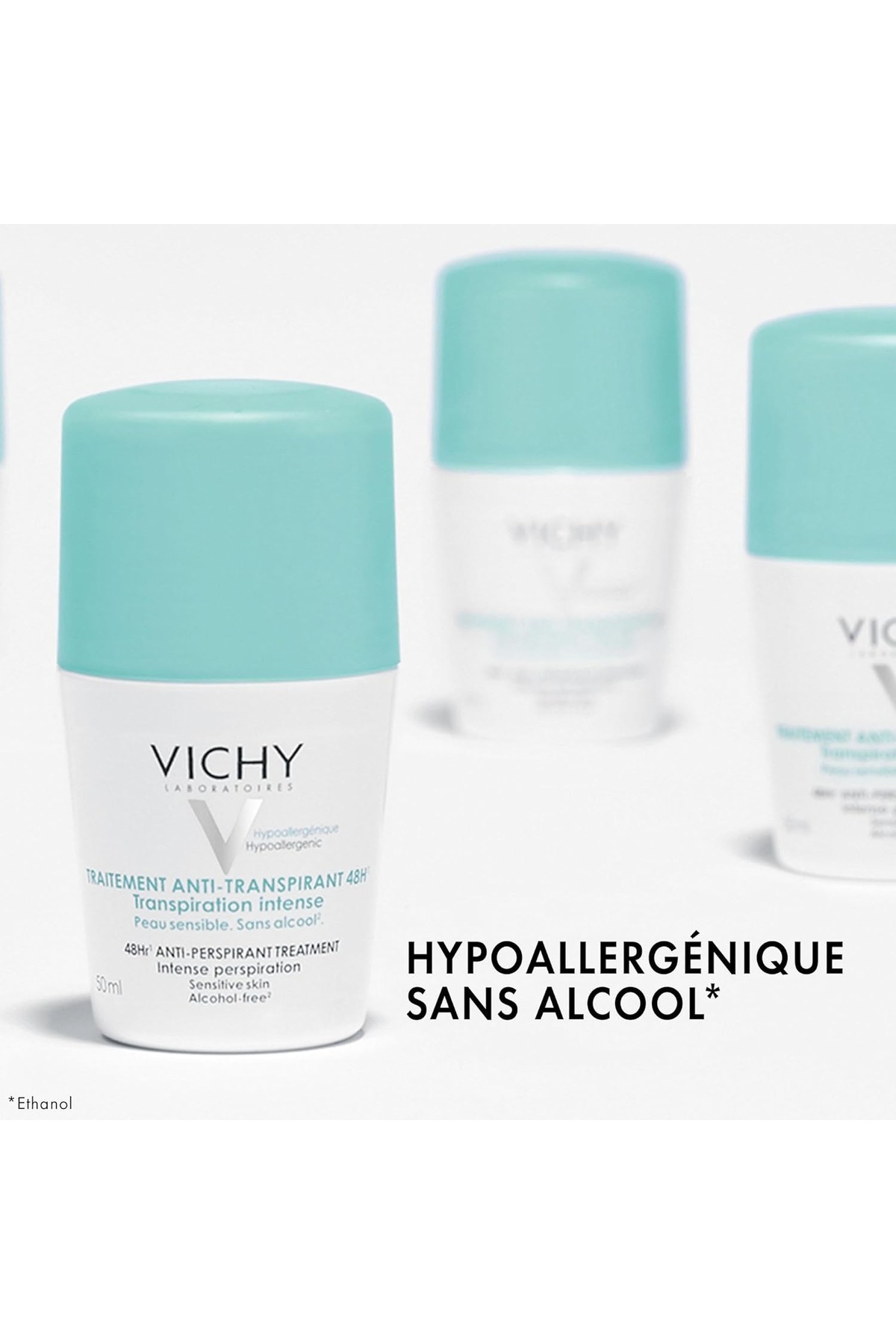 Vichy-Deodorant Roll-on For Intense Perspiration Control, 48h Protection, Hypoallergenic, 50ml 7