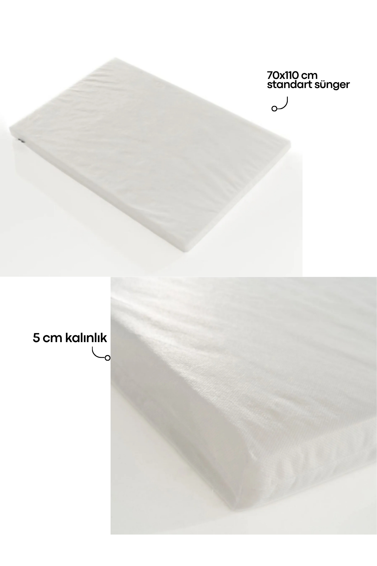 Tiwn Viego 3 In 1 | Anne Yanı Park Beşik 6 Parça Uyku Seti Yatak | Antialerjik fotoğrafı 4 (önizleme)