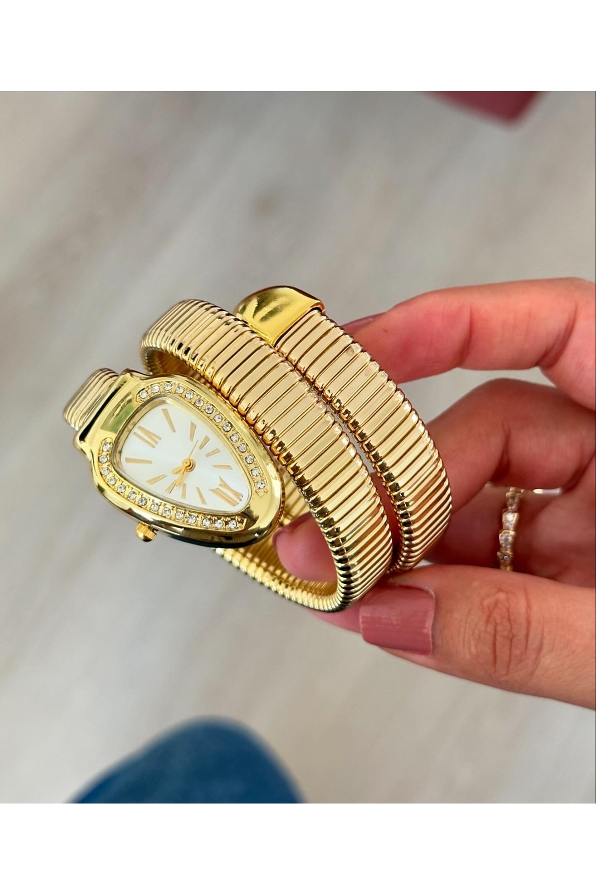 Crrju  Yılan Saat, Dolamalı Saat, Kadın Kol Saati - Görsel 3