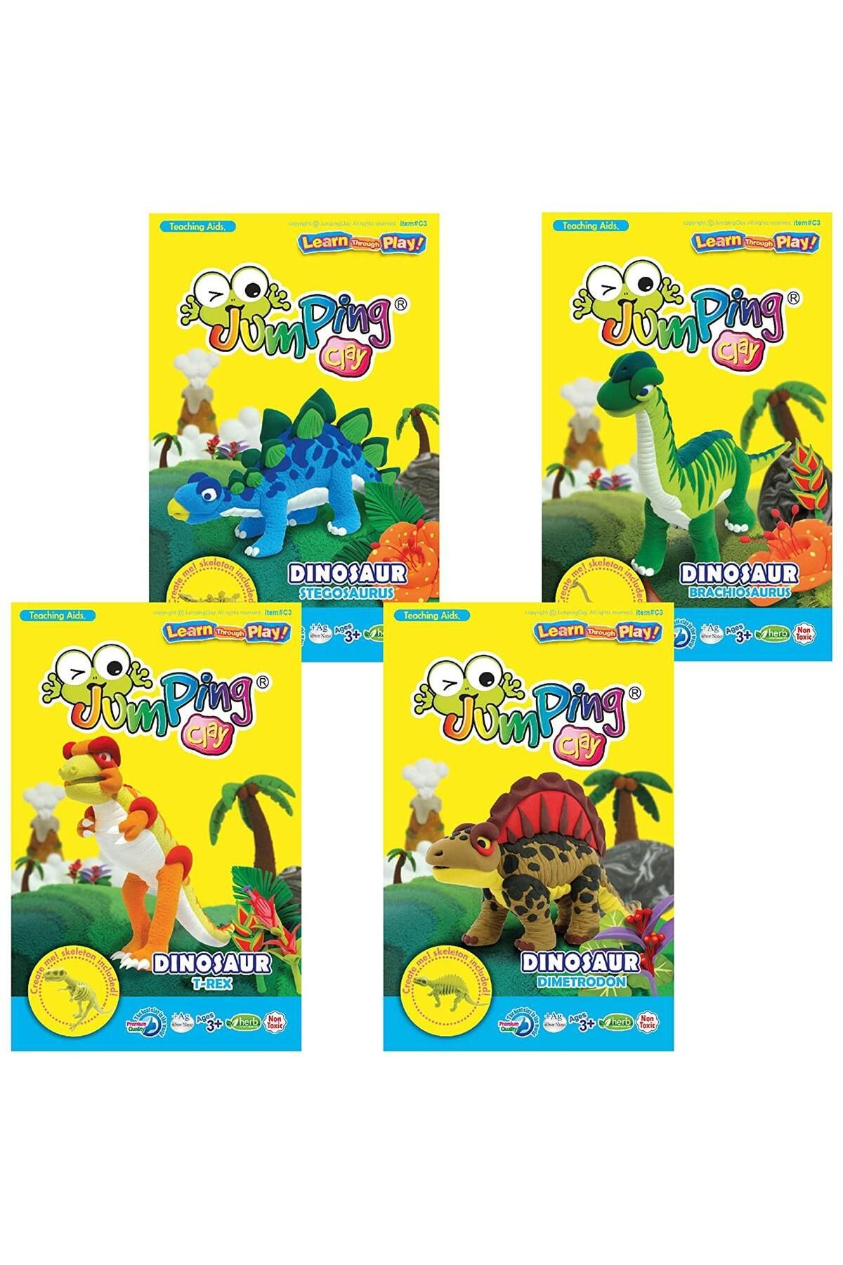 Jumping Clay-T-rex Dough Set - Modeling Your Own Toy 5